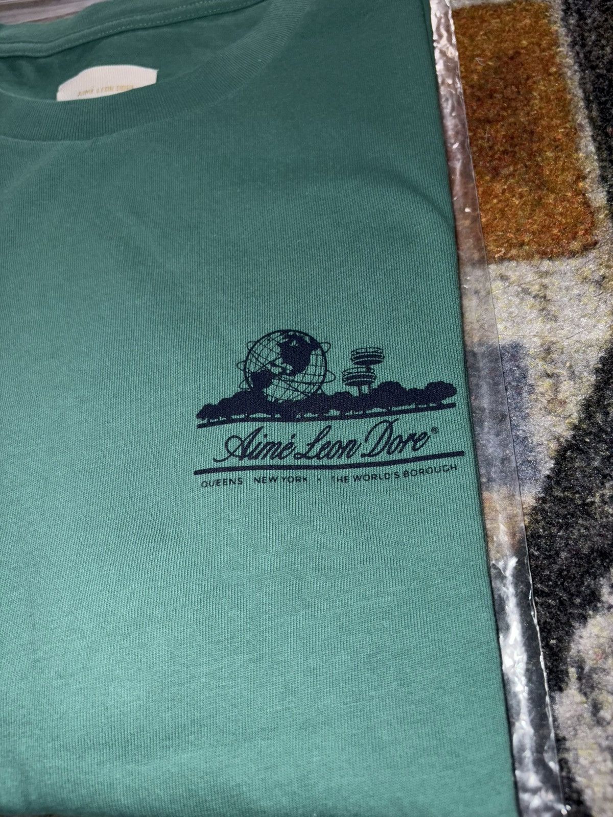 Aime Leon Dore Aime Leon Dore Unisphere Tee Pine Green Size US XXL / EU 58 / 5 - 3 Thumbnail