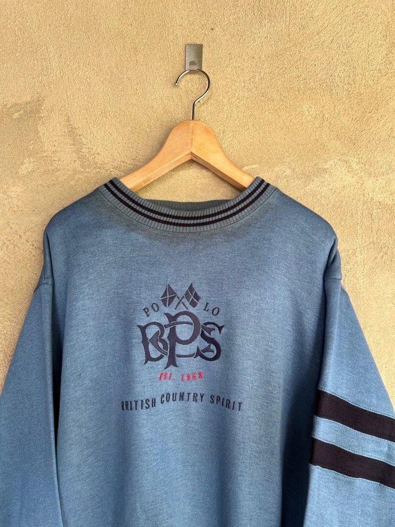 Vintage Vintage Polo British Country Spirit Sweatshirt Size US L / EU 52-54 / 3 - 3 Thumbnail