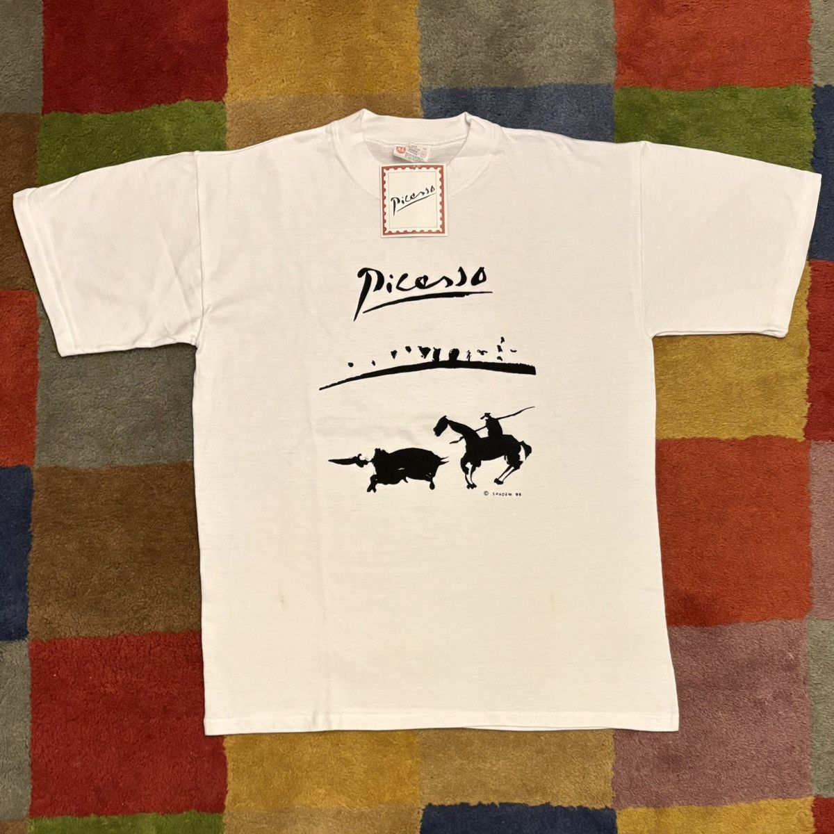 MoMA Super rare vintage 1995 Pablo Picasso Art Tee Size US M / EU 48-50 / 2 - 1 Thumbnail