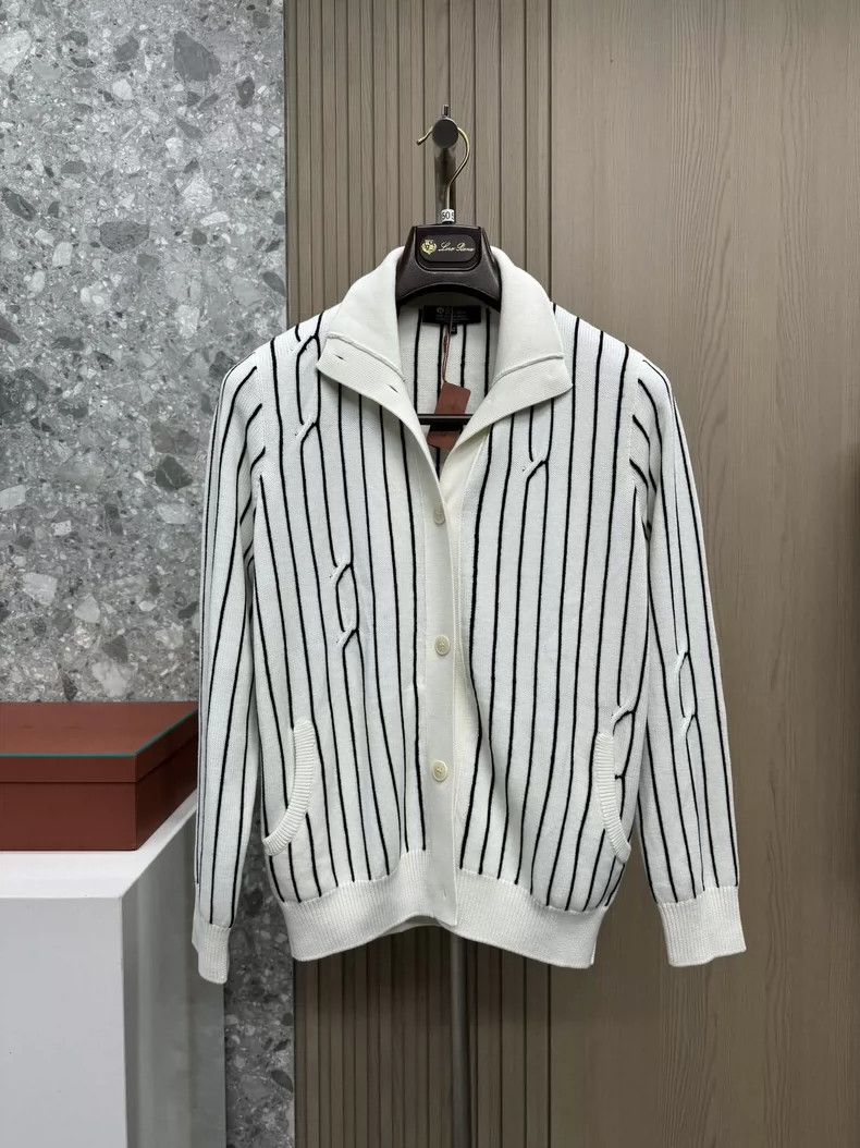 Loro Piana LORO PIANA A wool knit cardigan Size US L / EU 52-54 / 3 - 1 Thumbnail