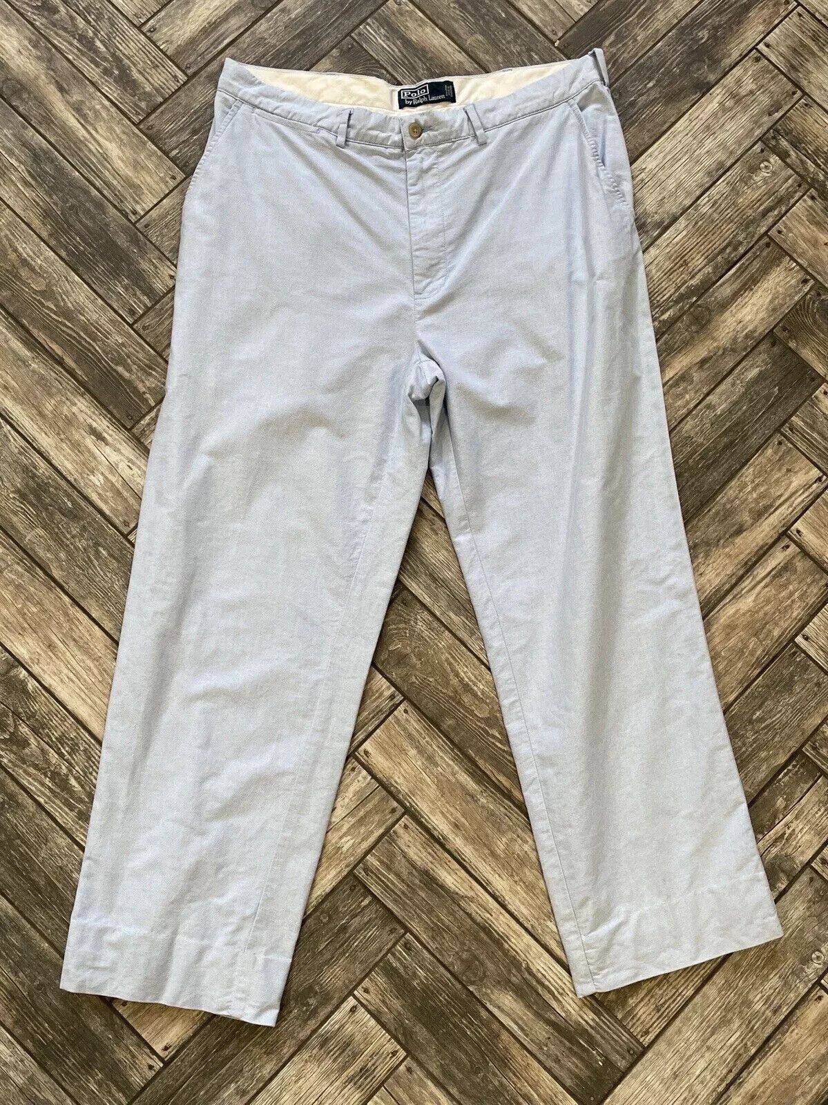 Polo Ralph Lauren Polo Ralph Lauren Cotton Chino Trousers Blue 34/30 Size US 34 / EU 50 - 1 Thumbnail