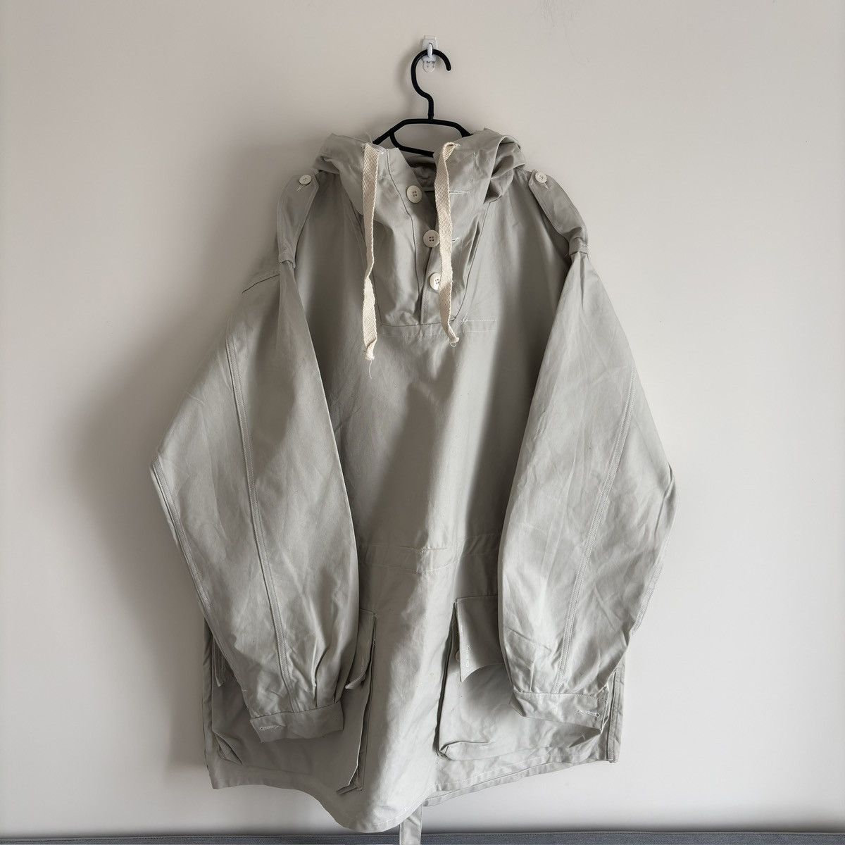 Vintage 1950s/60s rare Swedish Army snow jacket hoodie Size US XXL / EU 58 / 5 - 1 Thumbnail