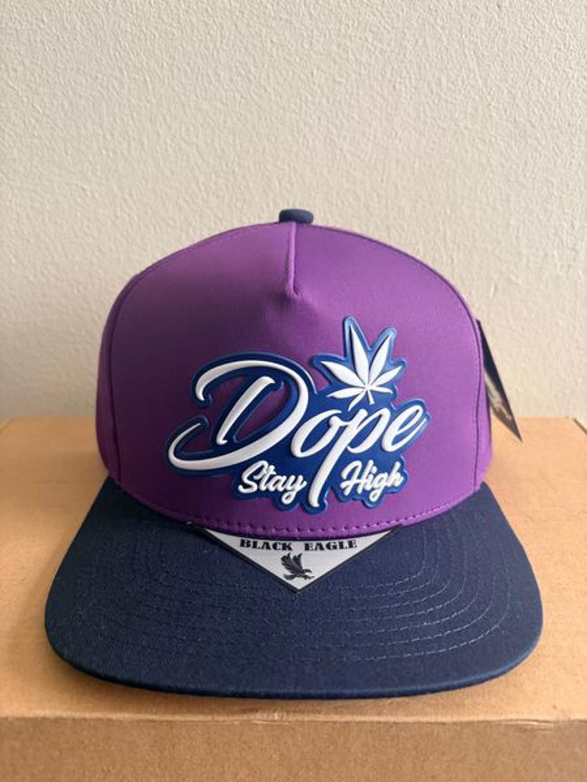 Other Black Eagle Purple Dope Stay High Snapback Cap Size ONE SIZE - 1 Thumbnail
