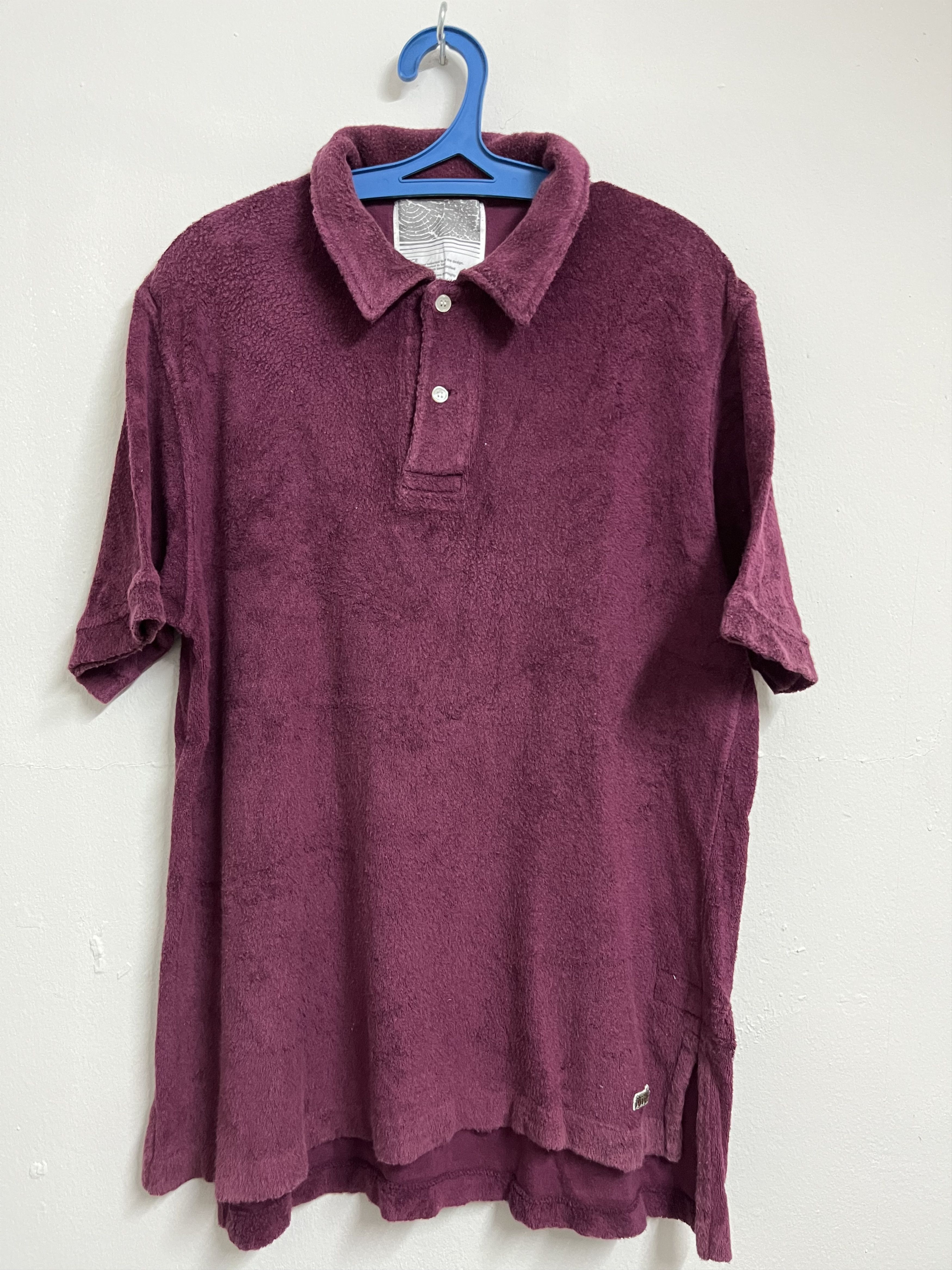 Nonnative 🔥 RARE DESIGN MAROON NONNATIVE VELVET POLO SHIRTS Size US L / EU 52-54 / 3 - 1 Thumbnail