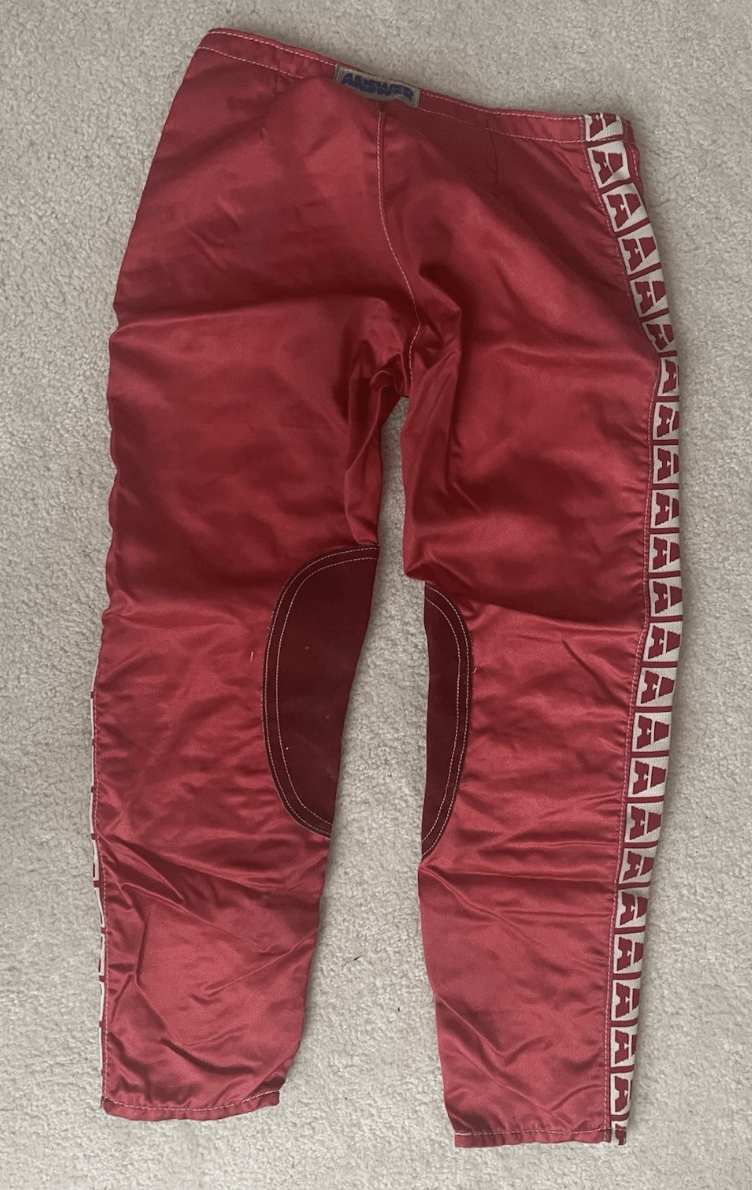 Japanese Brand Answer Racing Honda 1980s Motocross Pants Size US 30 / EU 46 - 2 Thumbnail