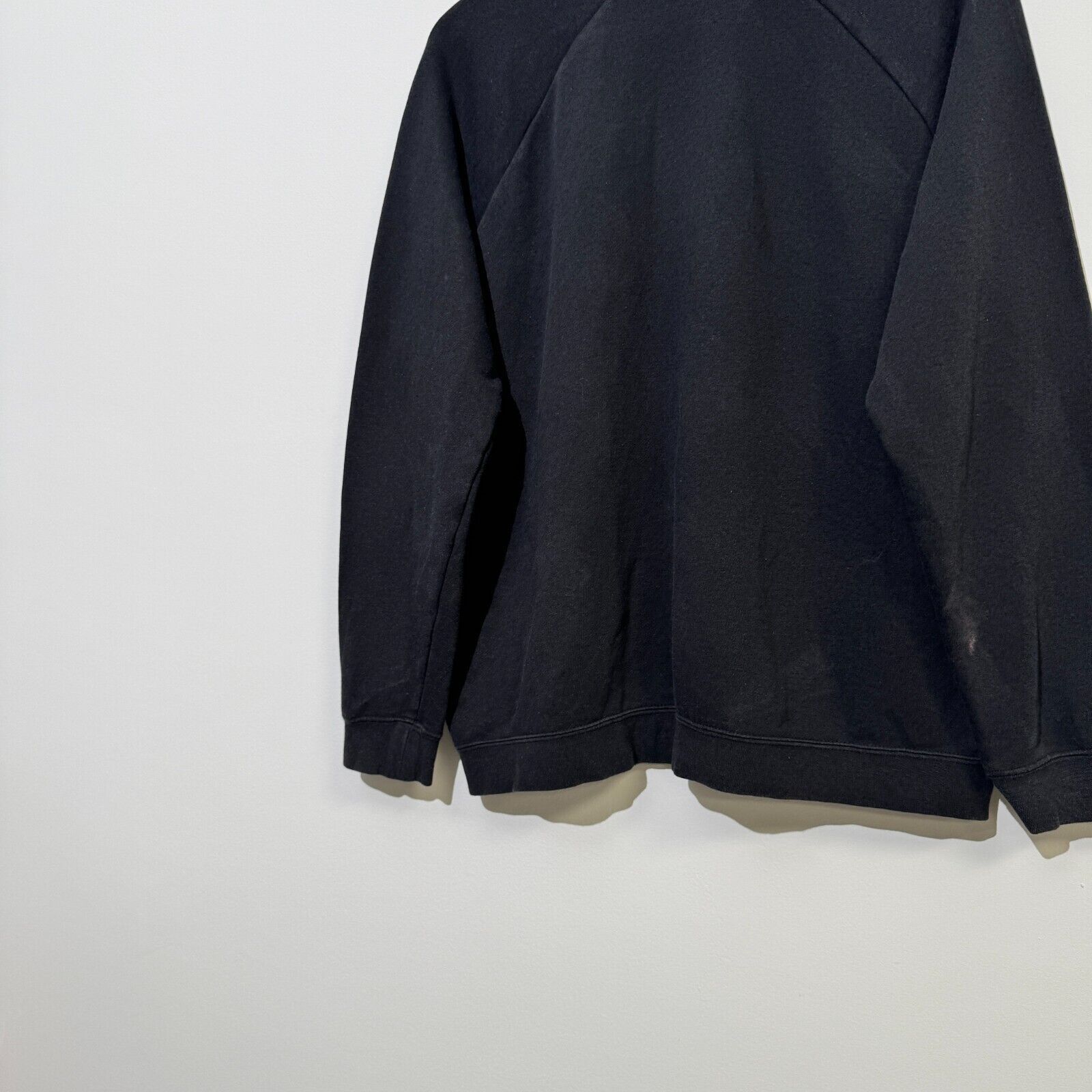 Nike × Vintage Nike Unisex Black Cotton Crop Top Crewneck Size XL Size US XL / EU 56 / 4 - 11 Thumbnail