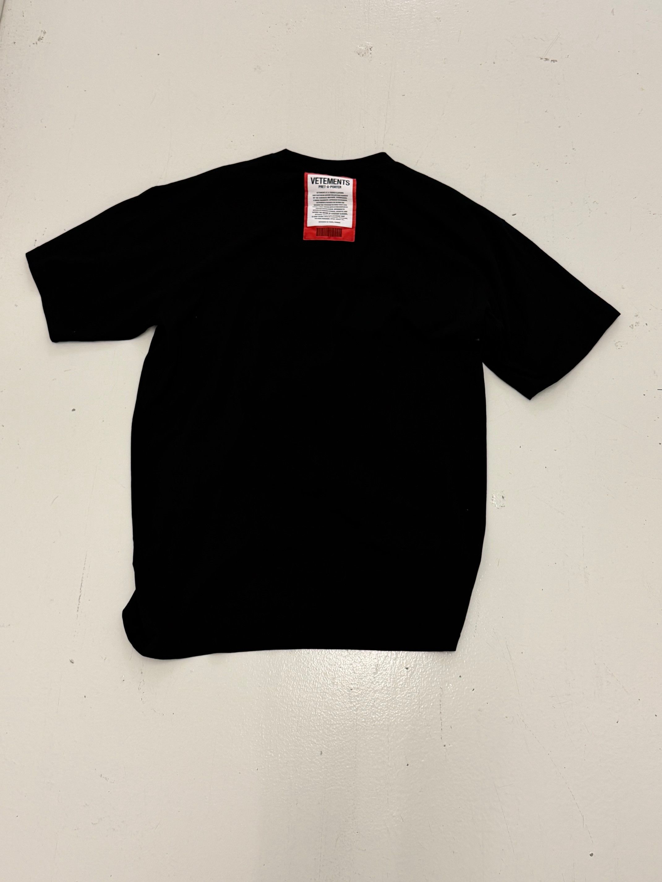 Vetements Oversized Iconic Logo Print Pret-a-Porter T-Shirt Size US L / EU 52-54 / 3 - 2 Thumbnail