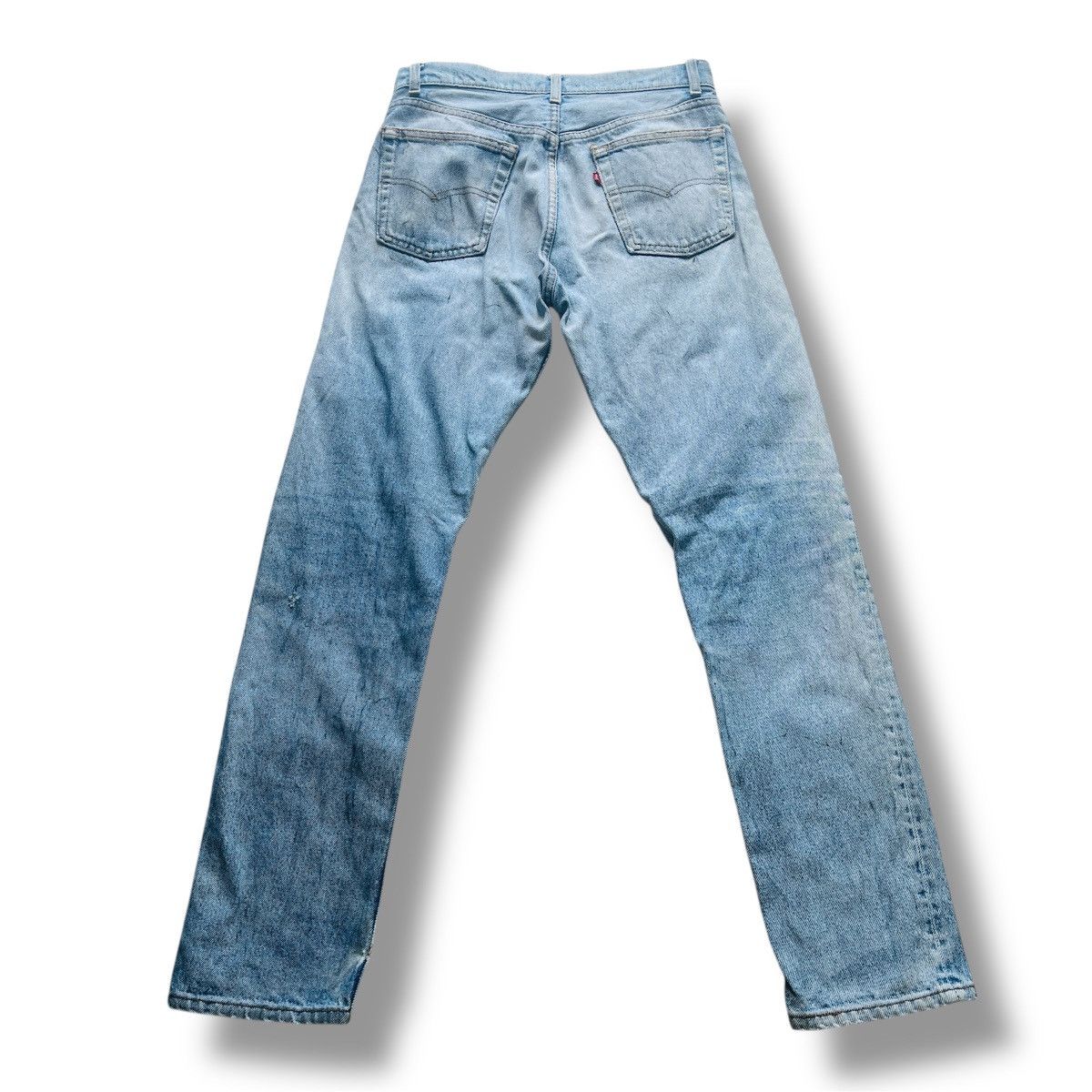 Levi's Grails Levis 501 Button 650 Distressed Ripped Denim USA Size US 30 / EU 46 - 3 Thumbnail