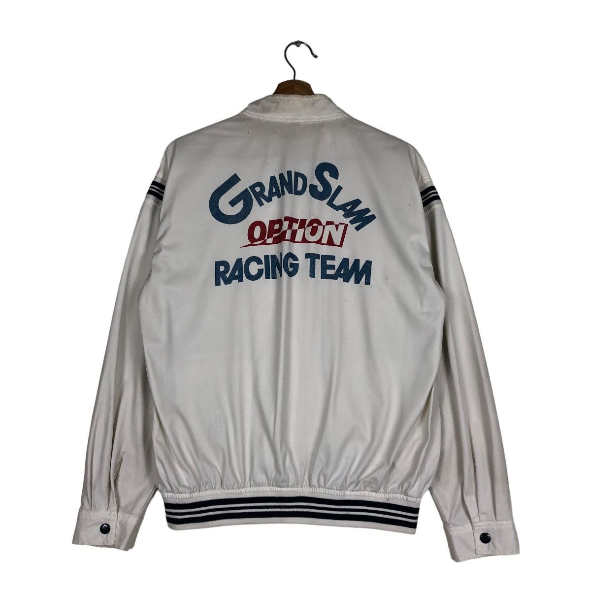Japanese Brand 🔥VINTAGE KANSAI EYES GRAND SLAM OPTION RACING BOMBER JACKET Size US L / EU 52-54 / 3 - 1 Thumbnail