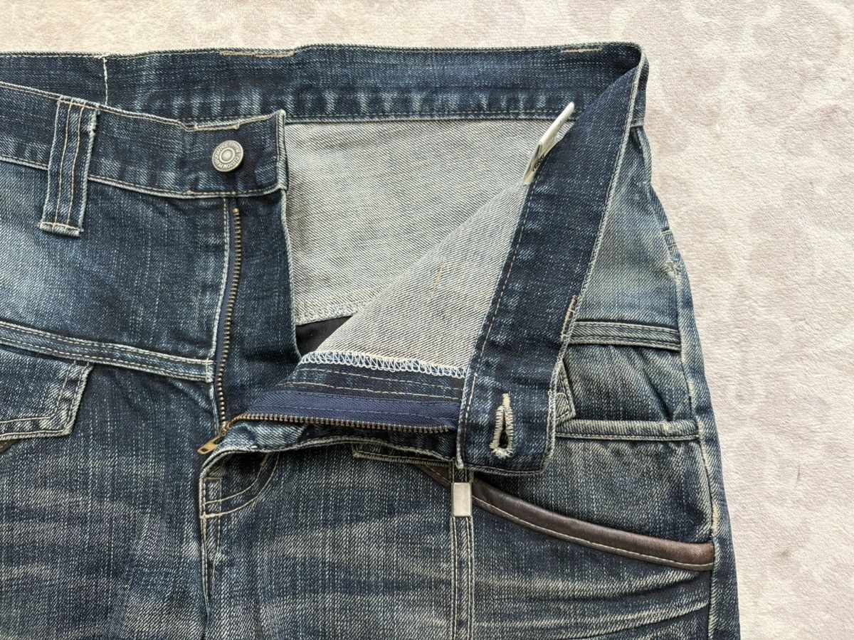 PPFM PPFM Archival Distressed Cargo Denim Zipped Ribbed Pockets Size US 33 - 10 Thumbnail