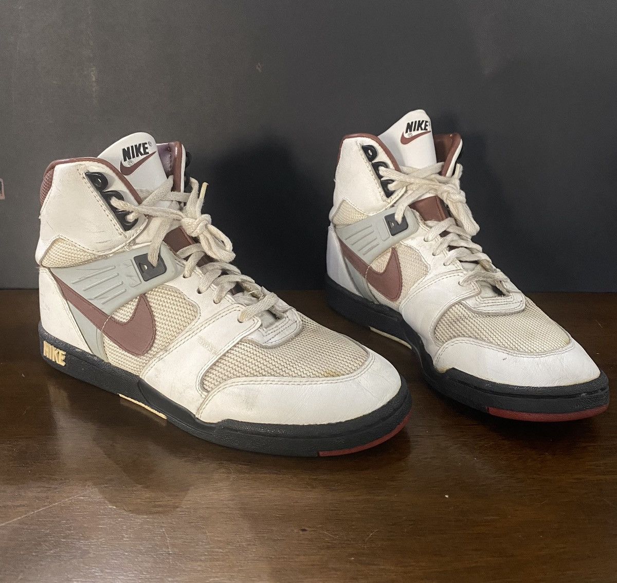 Nike Vintage 1989 Nike Mako SX Turf High/Sz 8.5/890203FT1/RARE Size US 8.5 / EU 41-42 - 2 Thumbnail