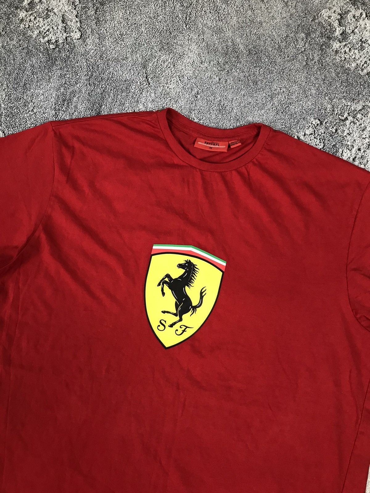 Ferrari Ferrari Red Big Logo Tshirt,Tee,Active Wear Size US M / EU 48-50 / 2 - 5 Thumbnail