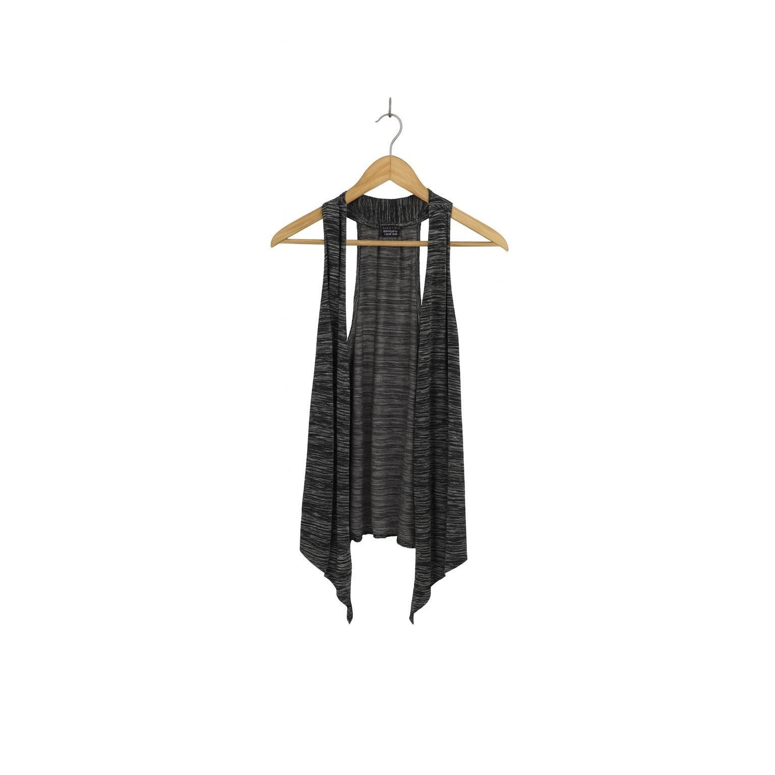 Other Ultra Flirt Women’s Vintage Y2K Gray Open Front Sleeveless V Size S / US 4 / IT 40 - 3 Thumbnail