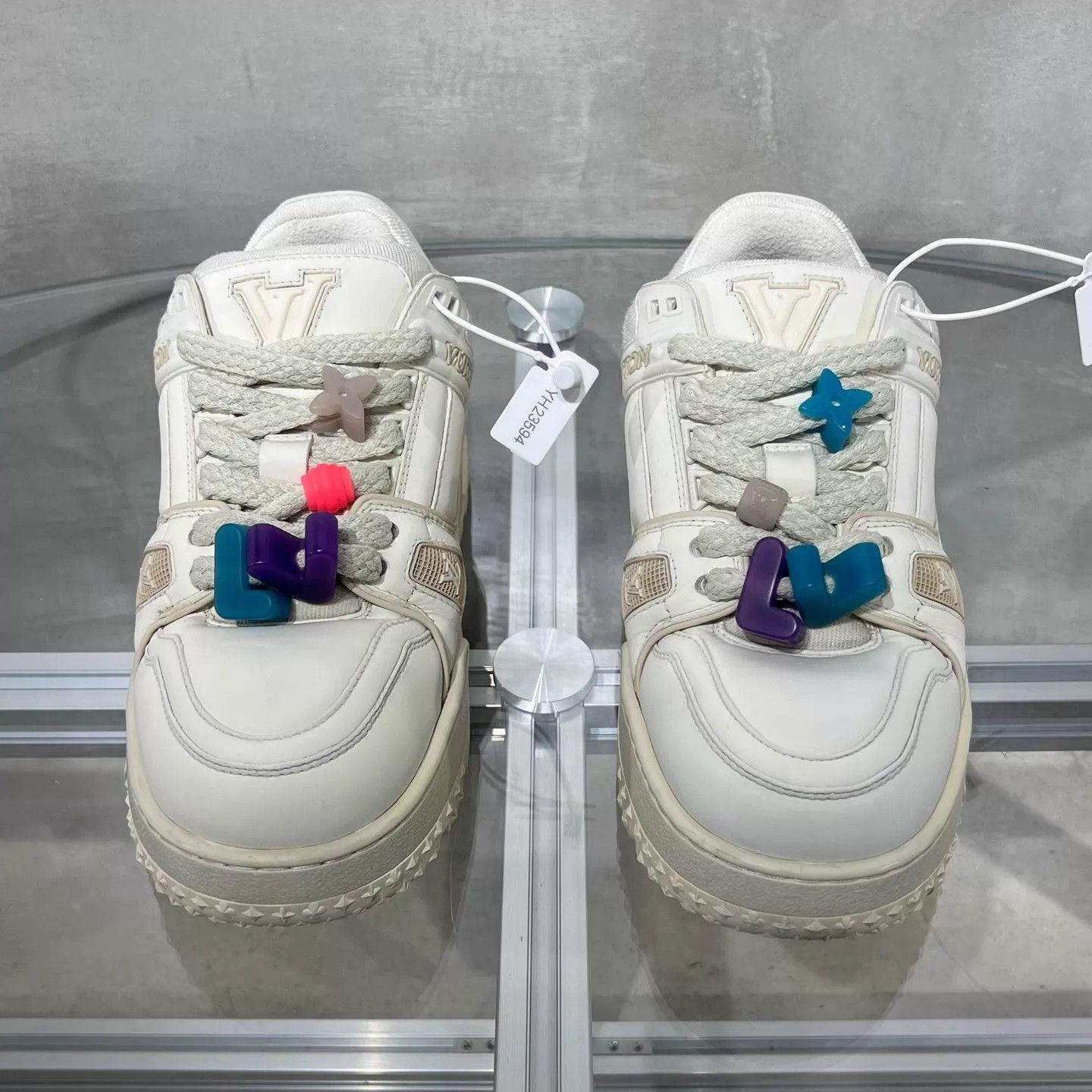 Louis Vuitton LV Trainer Pangding Cream UK6 40 Size US 7 / EU 40 - 1 Thumbnail