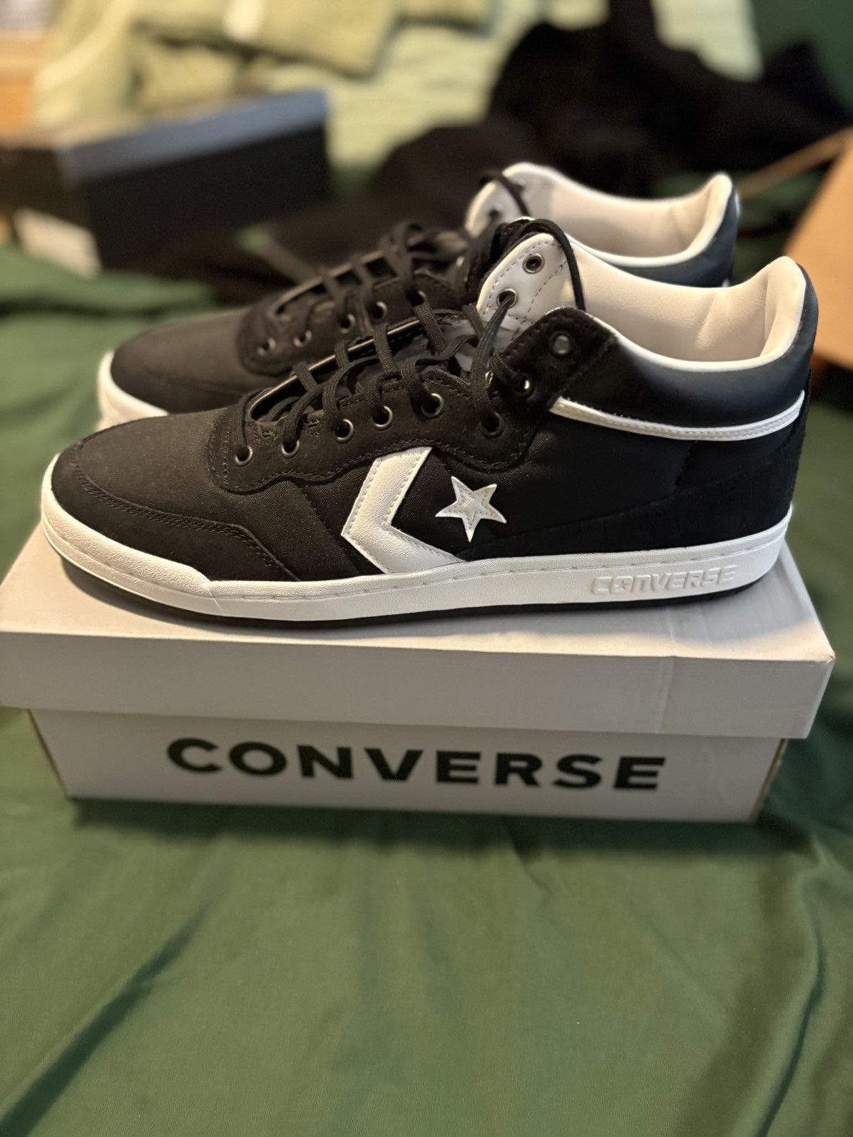 Converse Converse Fastbreak Pro Mid Black/White Size 11.5 Size US 11.5 / EU 44-45 - 5 Thumbnail
