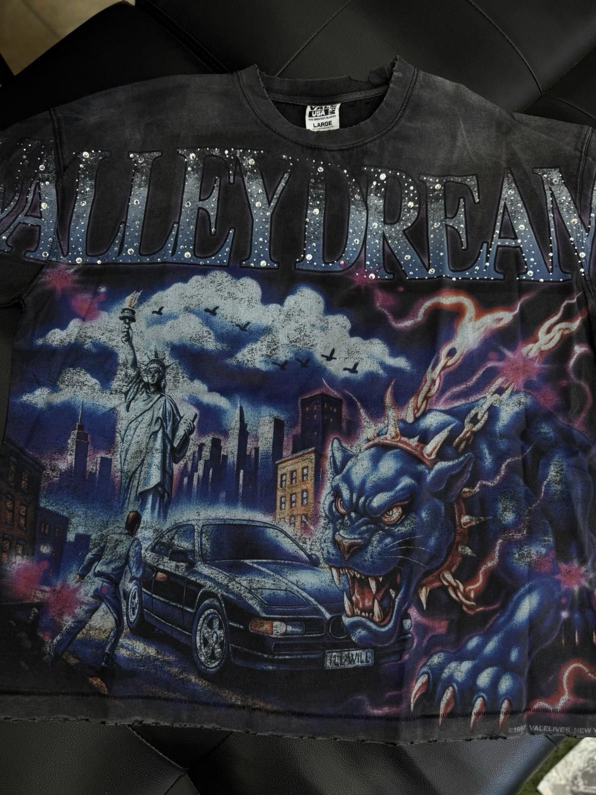 Vale Size Large - Vale Forever Summer Stone Bling Tee Authentic Size L / US 10 / IT 46 - 4 Thumbnail