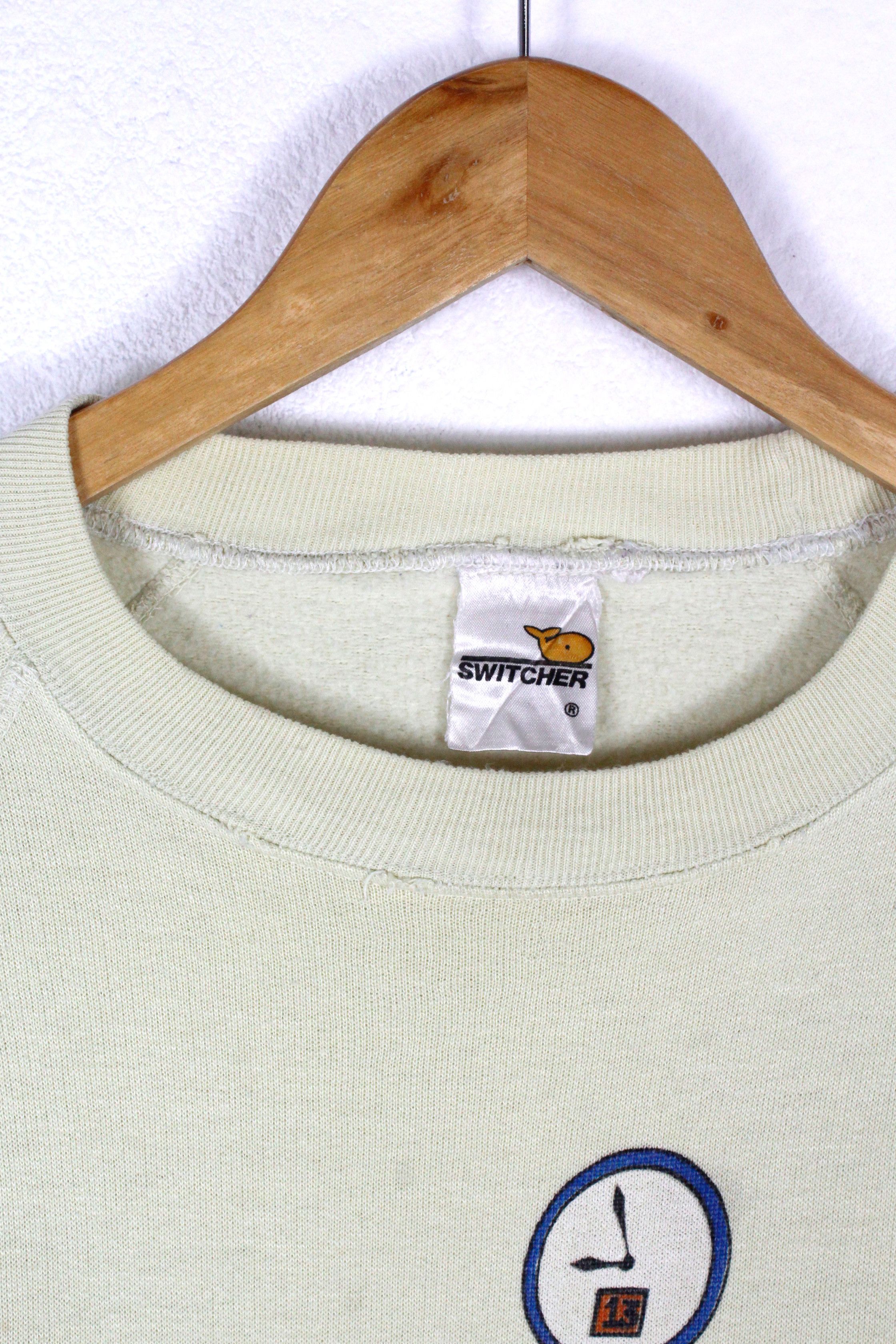 Cartoon Network Vintage Snoopy Peanuts Cartoon Distressed RARE Sweatshirt Size US M / EU 48-50 / 2 - 11 Thumbnail