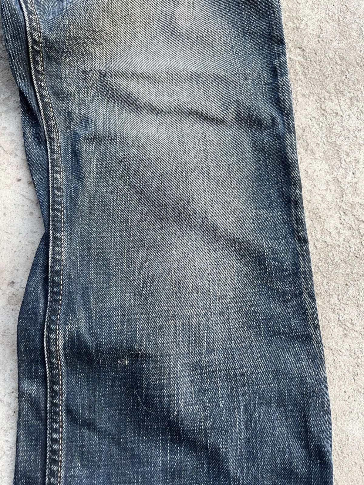 If Six Was Nine × Le Grande Bleu (L.G.B.) × Tornado Mart Japanese Distressed Balenciaga Style Y2K Jeans Faded Denim Size US 32 / EU 48 - 9 Thumbnail