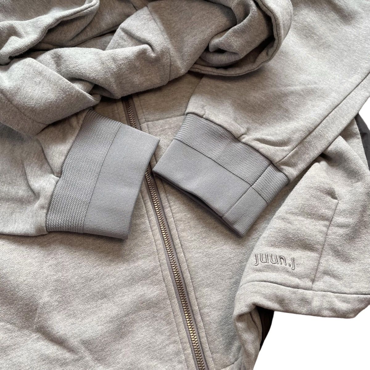 Designer × Juun.J JUUN.J COTTON AND NILON 2 SIDE HOODIE Size US XL / EU 56 / 4 - 12 Thumbnail