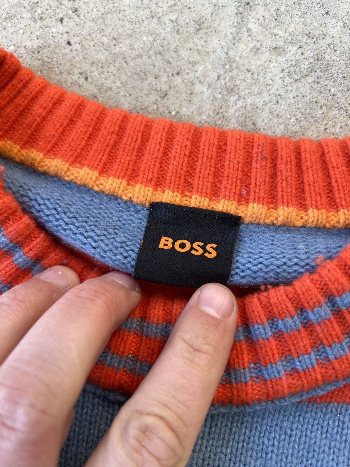 Hugo Boss Boss Wool Sweater Size US XL / EU 56 / 4 - 2 Thumbnail