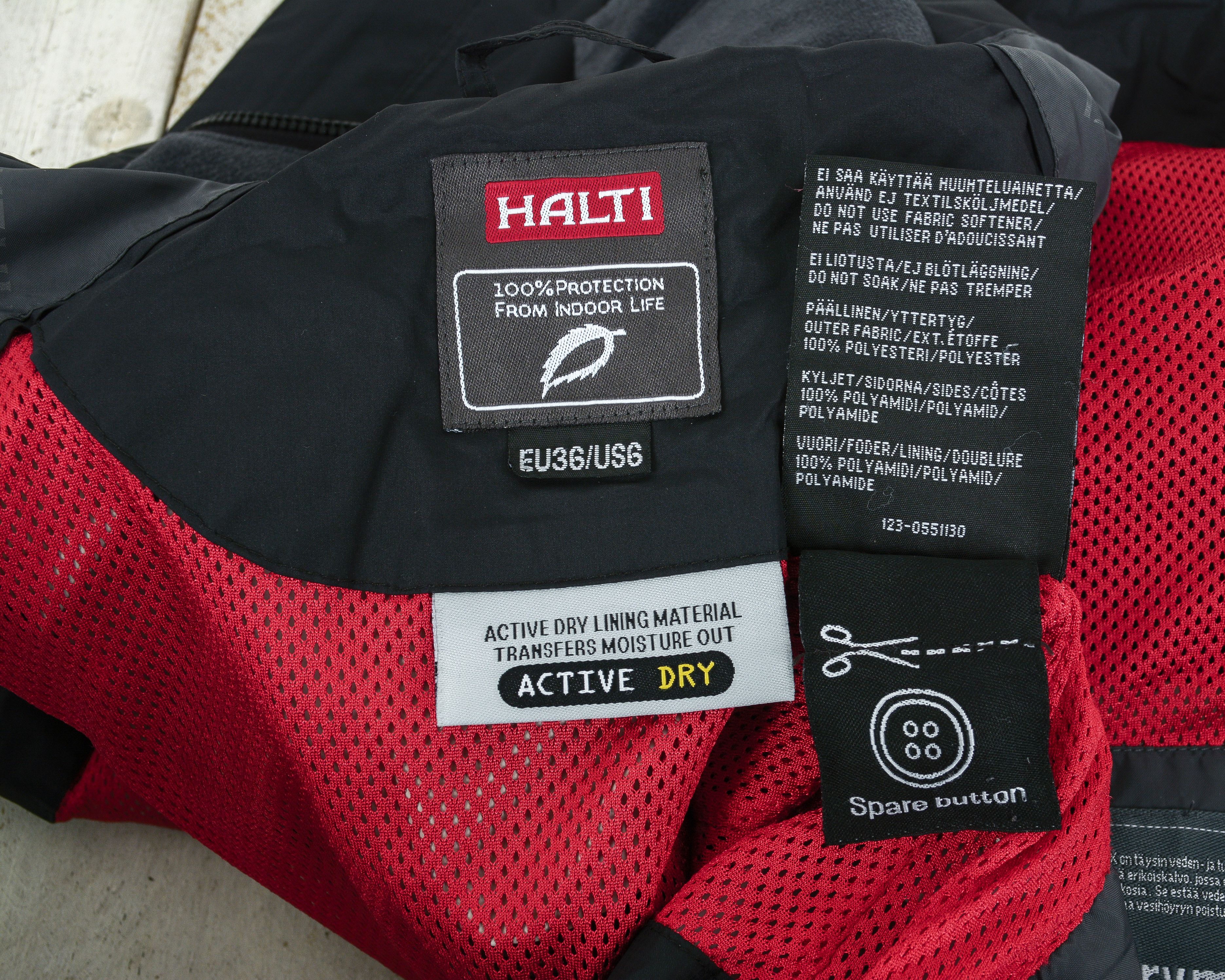 Designer HALTI Women 8-10 UK Jacket Waterproof Rain Coat 36 EU Hooded Size M / US 6-8 / IT 42-44 - 7 Thumbnail