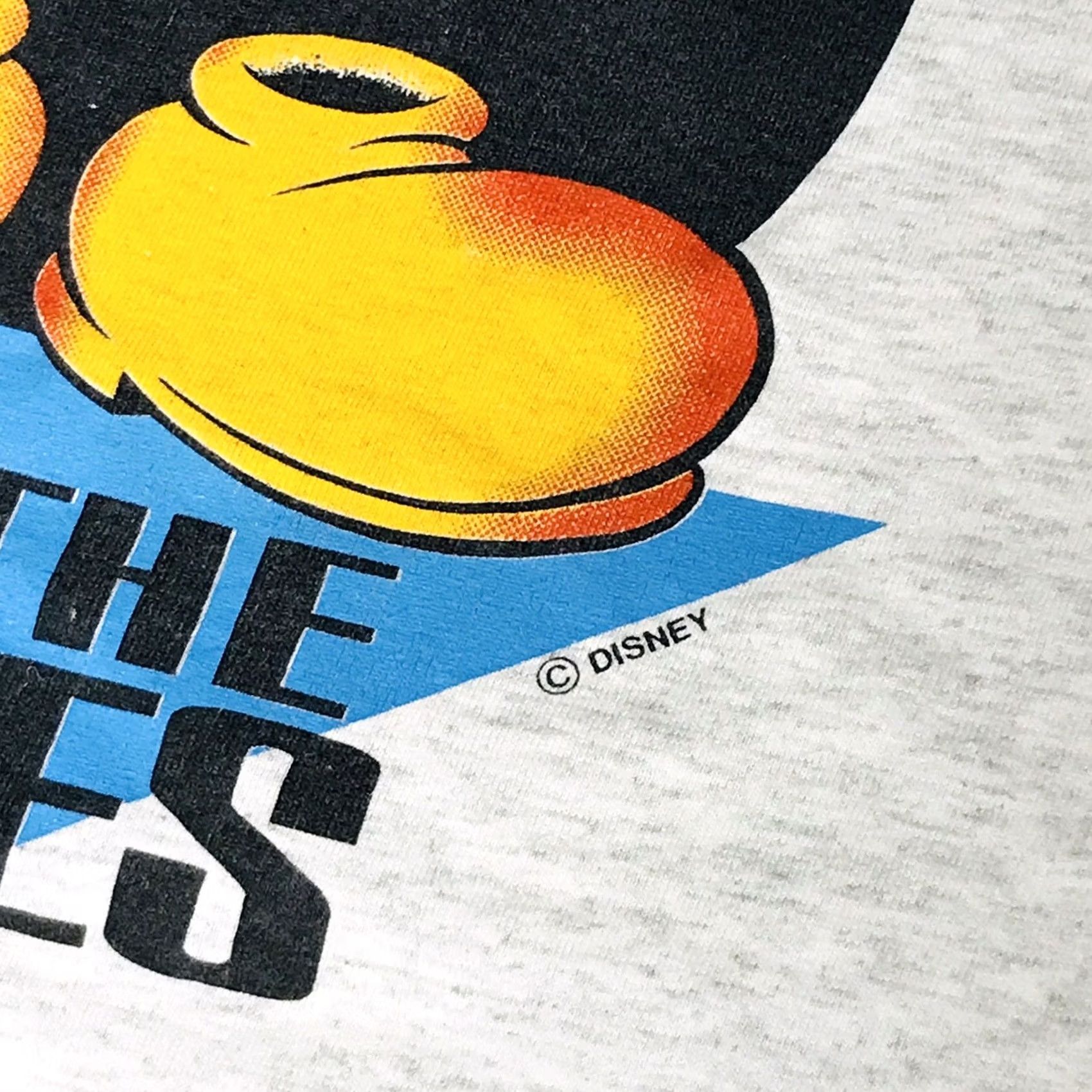 Disney VINTAGE Disney Mickey Mouse “It’s The Shoes” Graphic T-Shirt XXL Mens Shirt 90s Beige Cotton United States Size US XXL / EU 58 / 5 - 2 Thumbnail