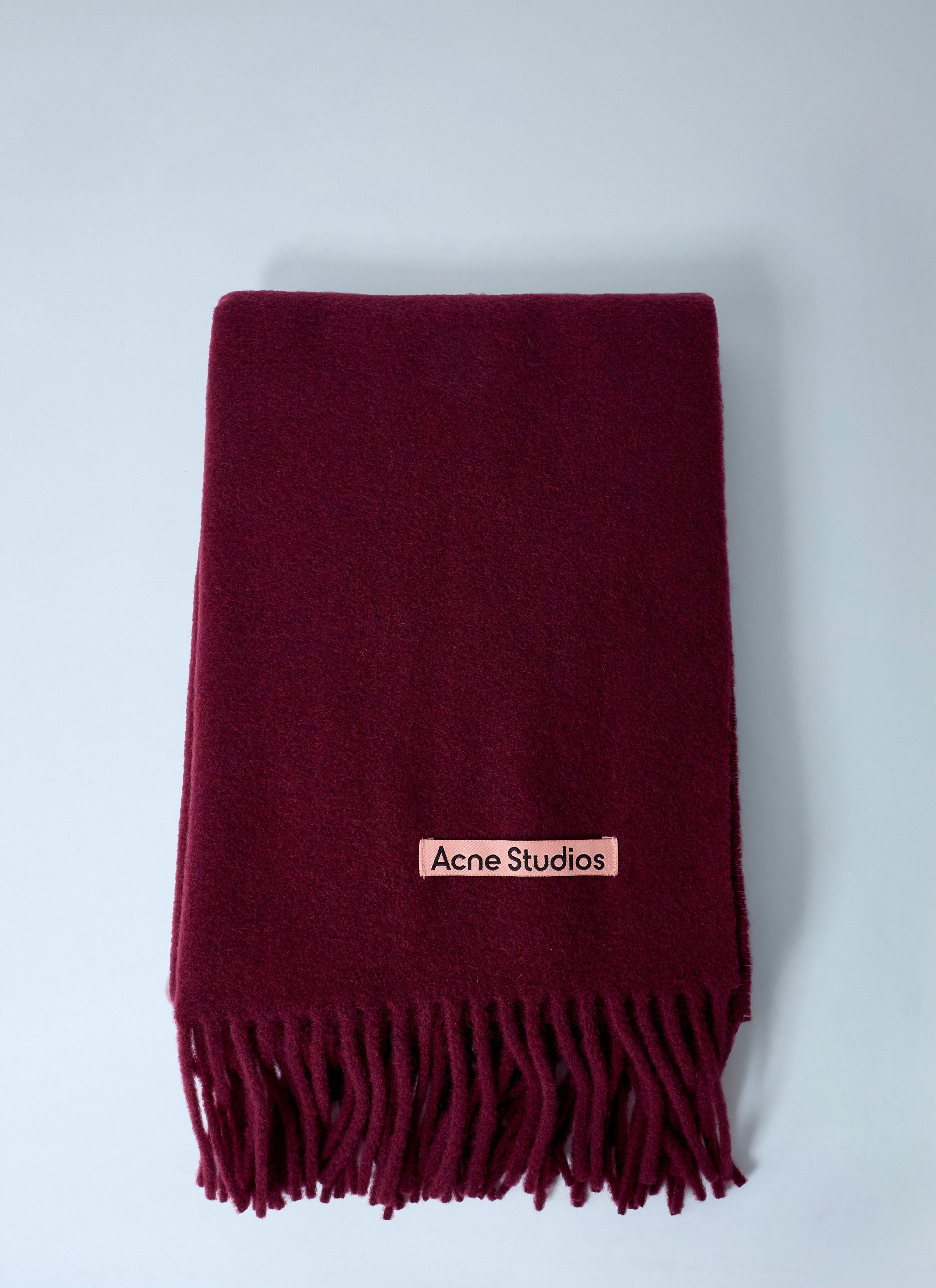 Acne Studios Fringe Wool Scarf Size ONE SIZE - 1 Thumbnail