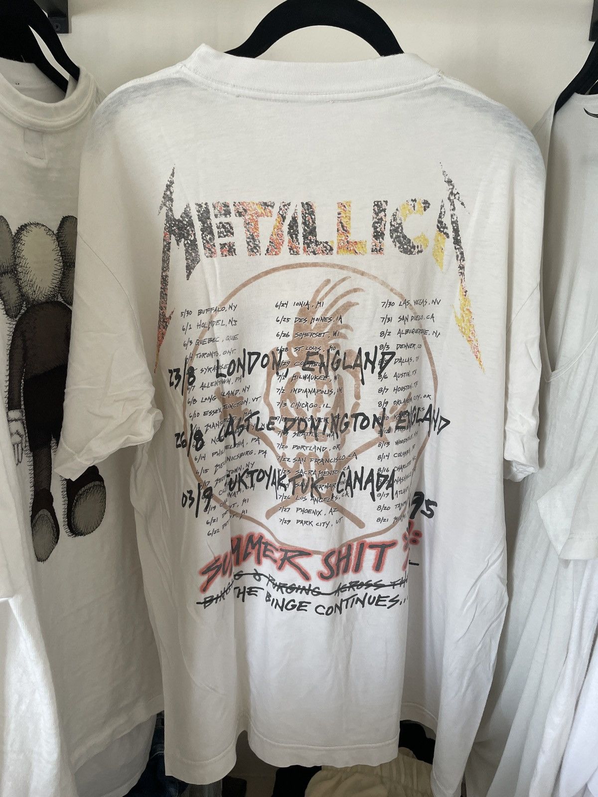 Vintage Metallica Vintage Tee Size US XL / EU 56 / 4 - 2 Thumbnail