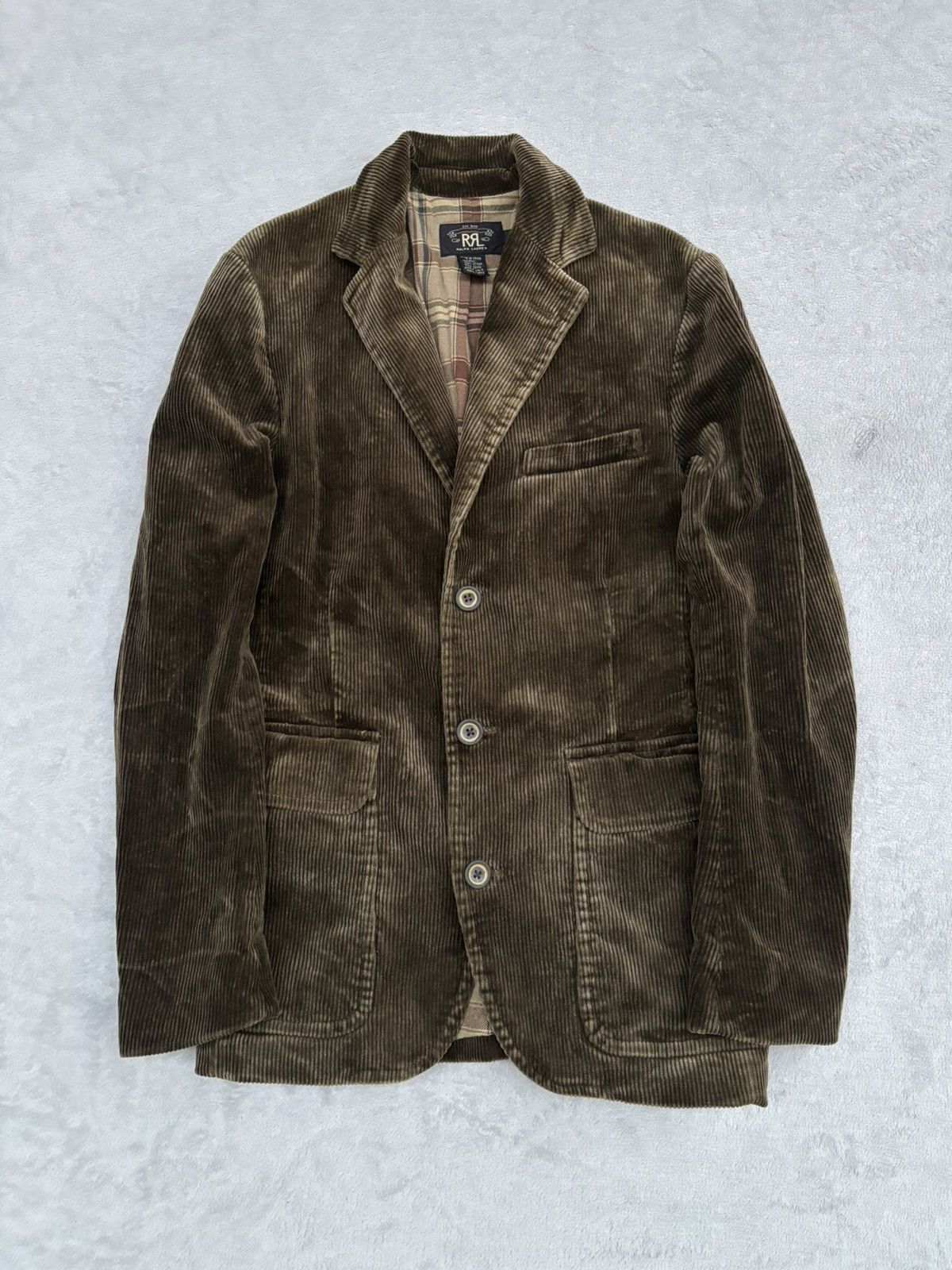 RRL Ralph Lauren RRL Double RL Heavy Corduroy Blazer Jacket Size US S / EU 44-46 / 1 - 1 Thumbnail