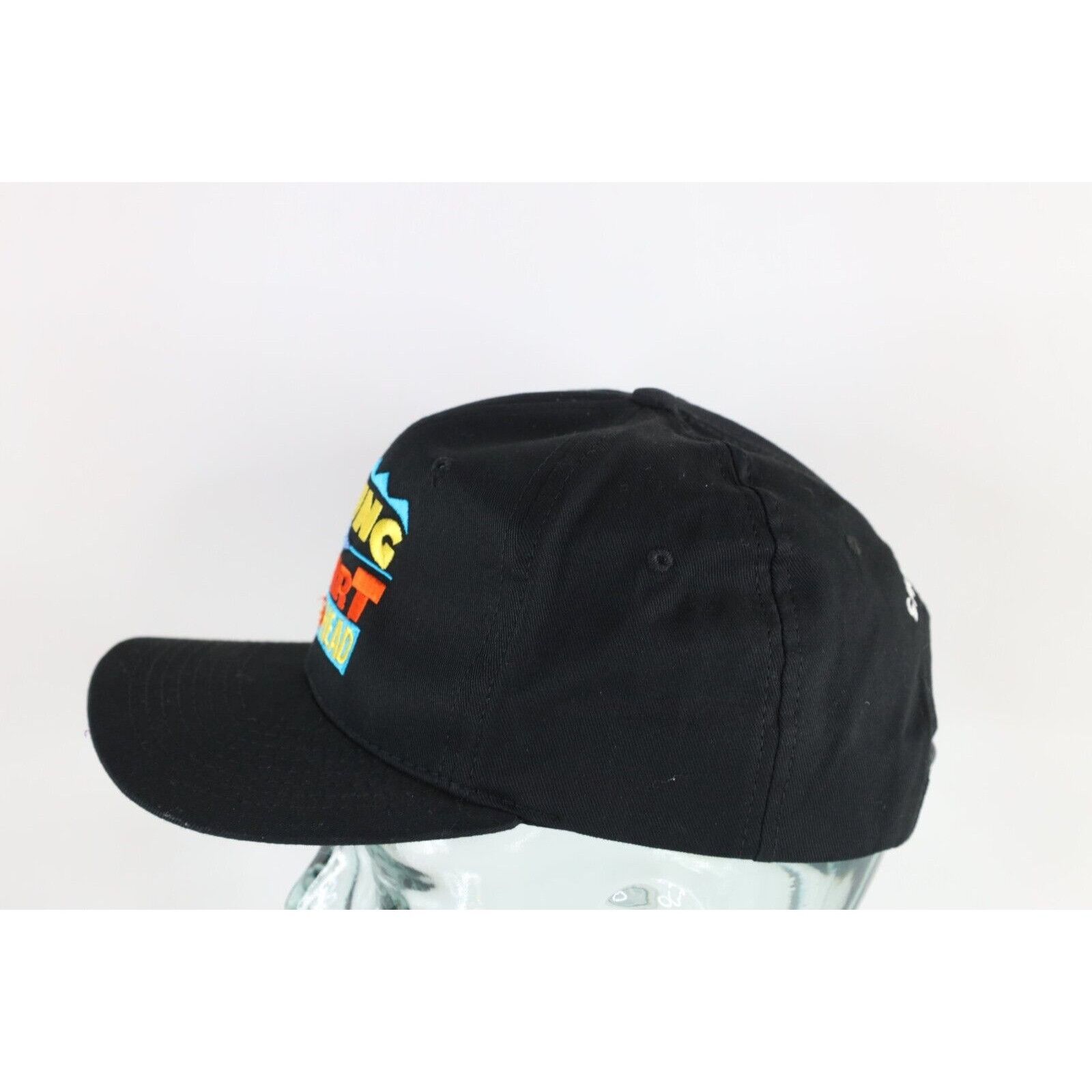 Vintage Vintage 90s Young At Heart Bald At Head Snapback Hat Size ONE SIZE - 3 Thumbnail