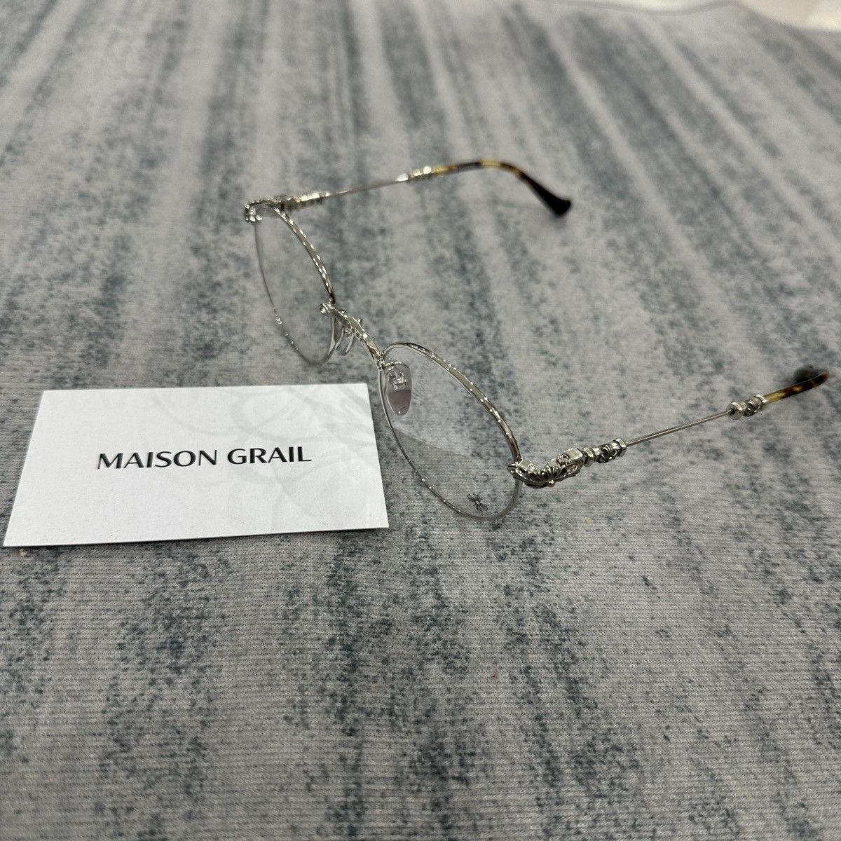 Chrome Hearts CHROME HEARTS BUBBA - A SS/PLASTIC EYEGLASSES Size ONE SIZE - 3 Thumbnail