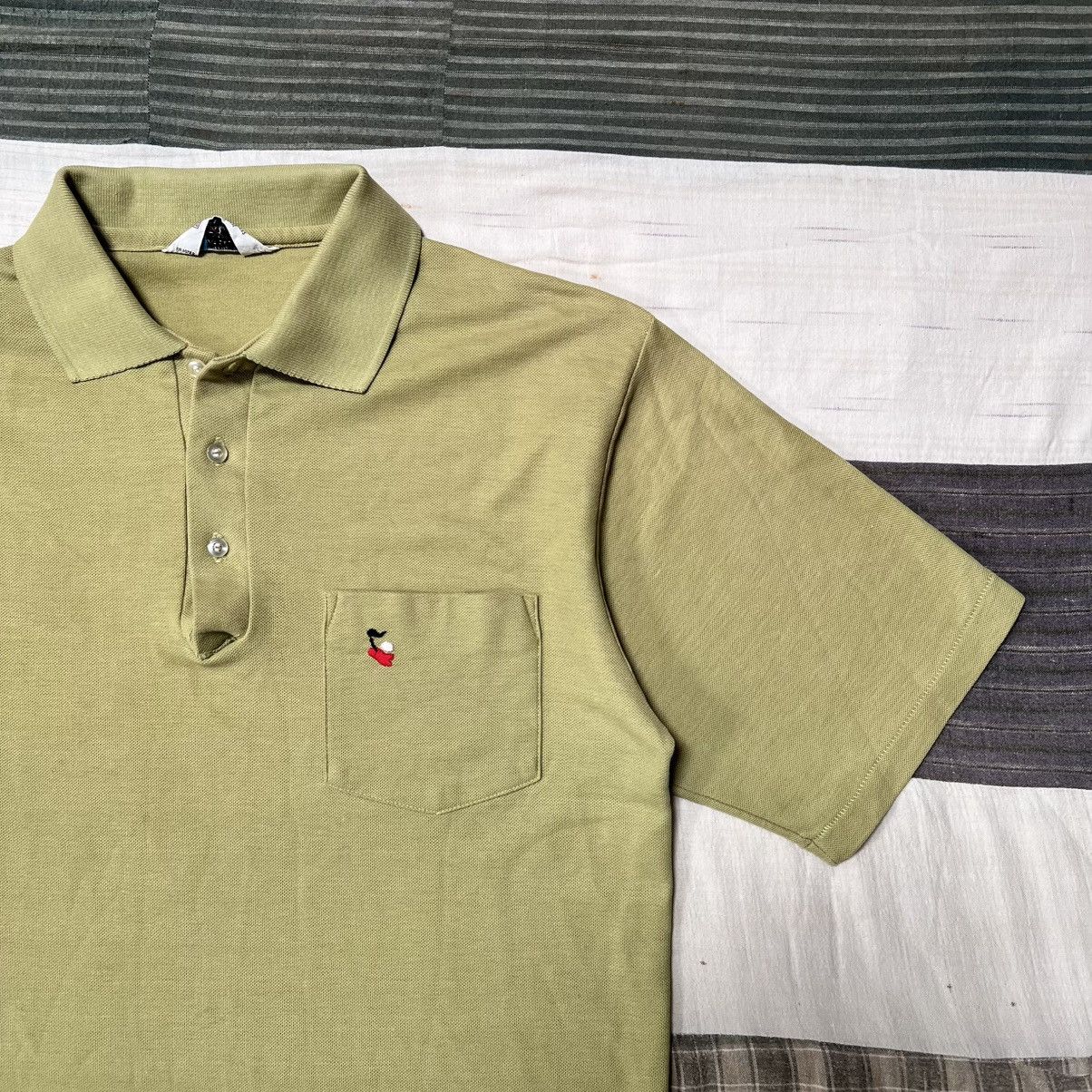 Vintage Vintage soft forest green 1970s golf polo T-shirt Size US M / EU 48-50 / 2 - 2 Thumbnail