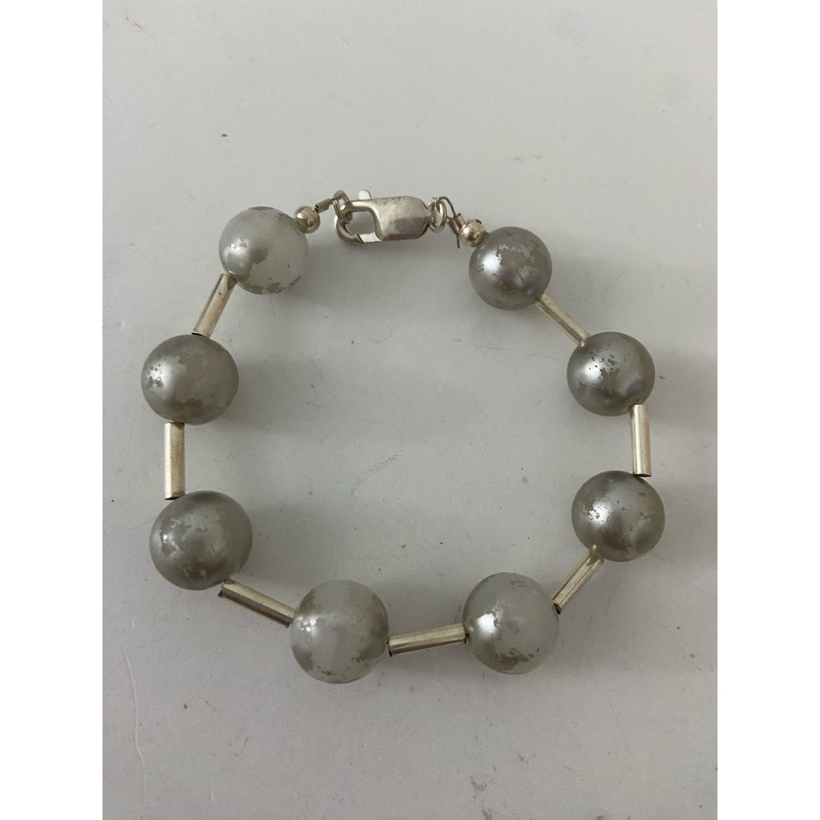 Other bead bracelet with sterling silver clasp Size ONE SIZE - 4 Thumbnail