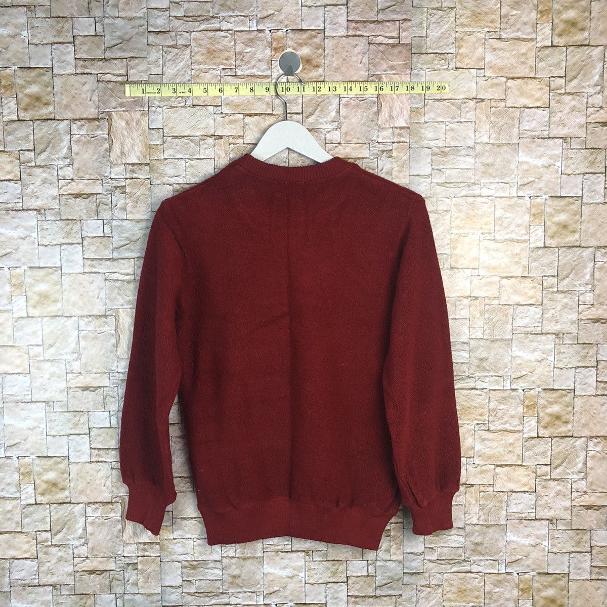 Homespun Knitwear × Japanese Brand Norcia Red vintage Sweatshirt #A900 Size US S / EU 44-46 / 1 - 14 Thumbnail
