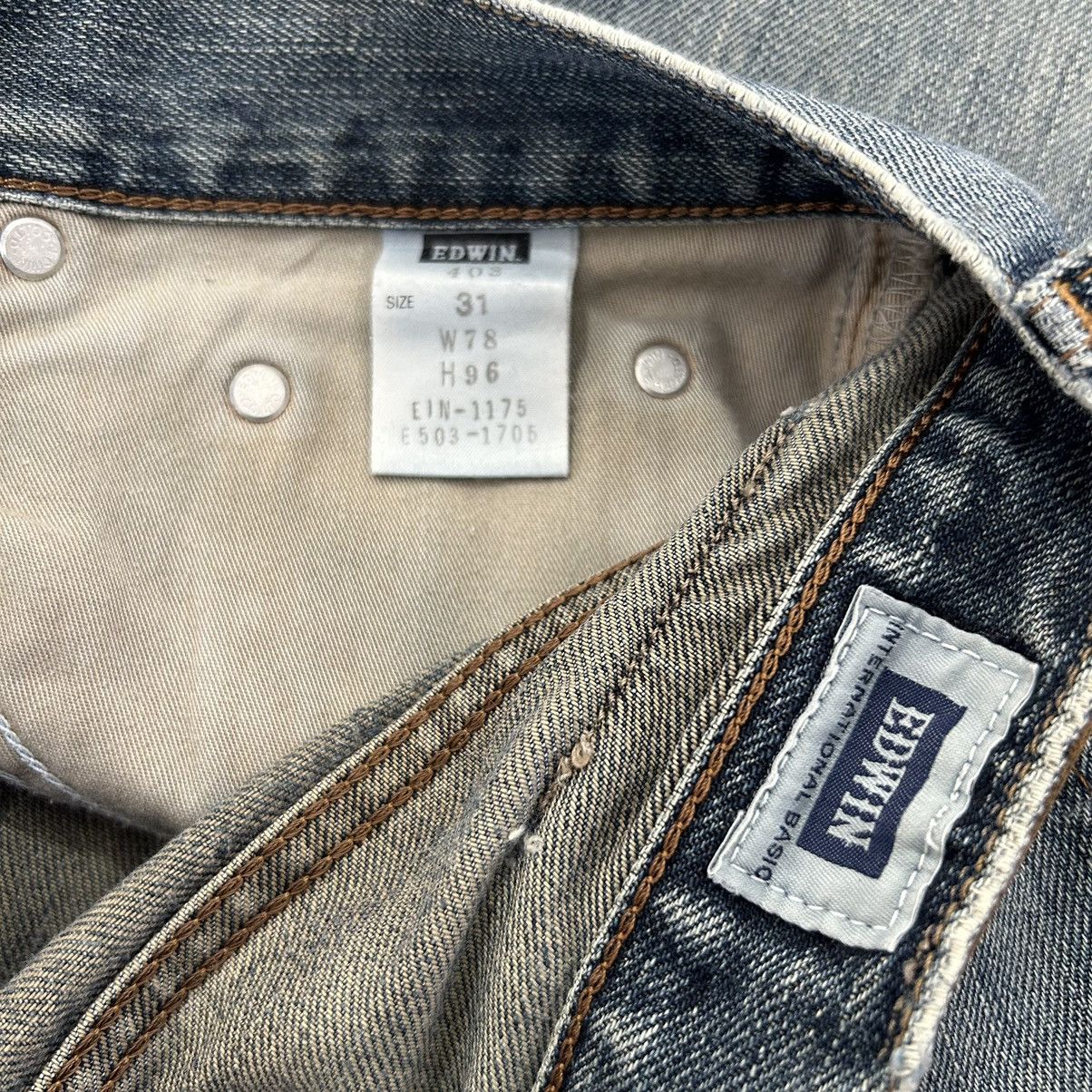 Edwin Vintage Edwin 403 Y2K Straight Cut Jeans Size US 31 - 13 Thumbnail
