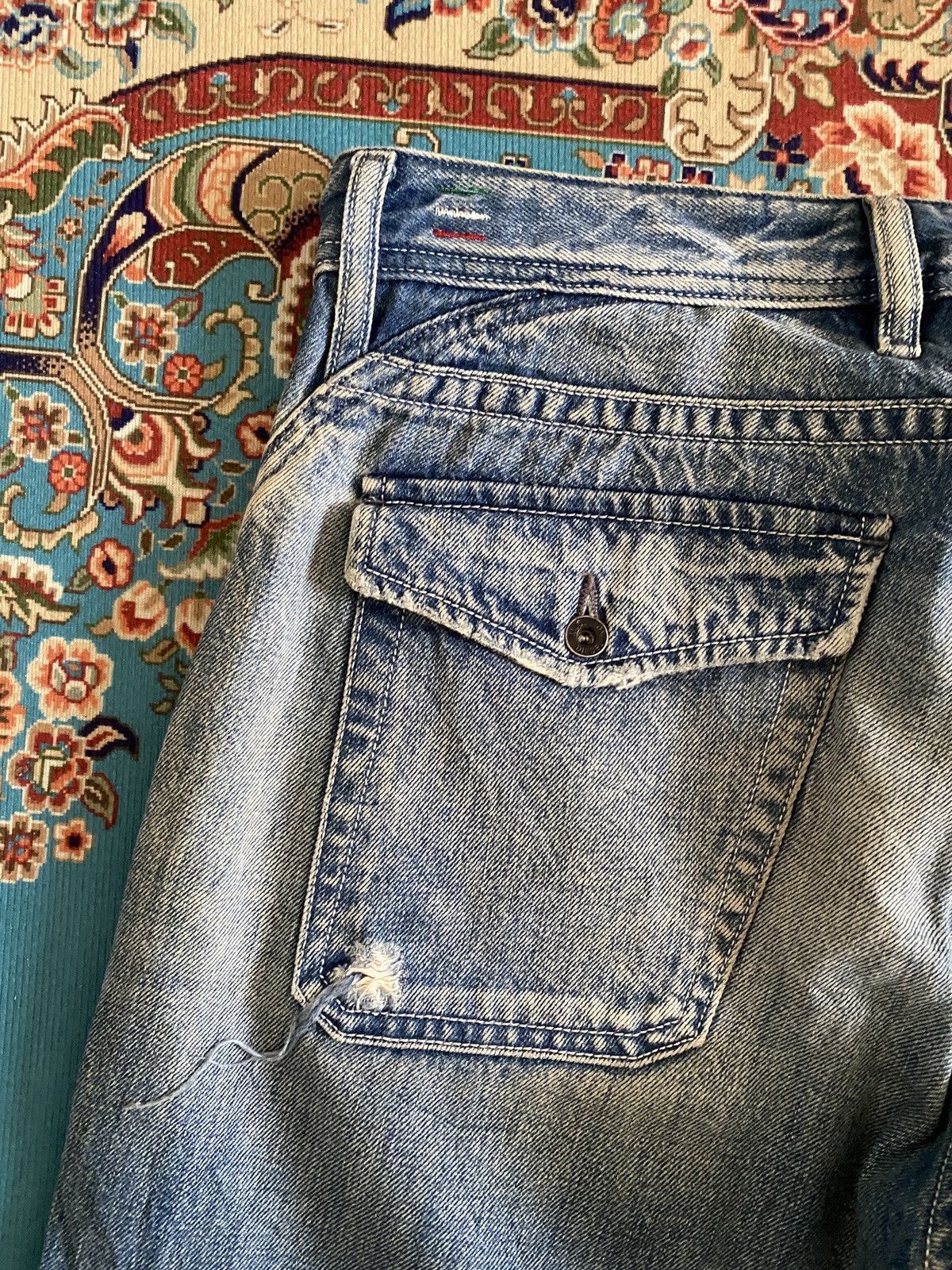 Diesel × Japanese Brand Diesel Loiku Fatigue Distressed Denim Size US 33 - 12 Thumbnail