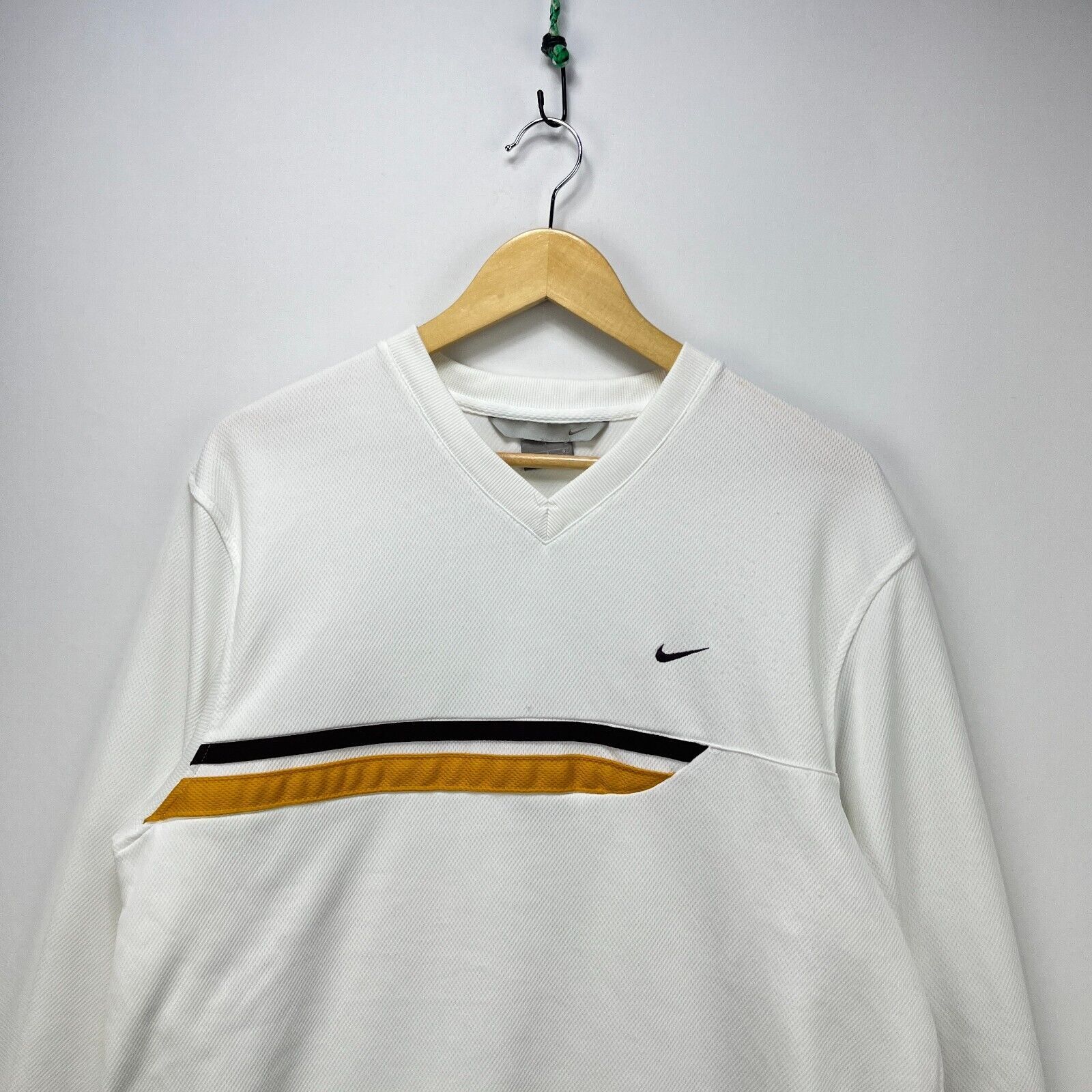Nike × Vintage Vintage Y2K Nike Longsleeve Shirt Swoosh Embroidered Large Size US L / EU 52-54 / 3 - 2 Thumbnail