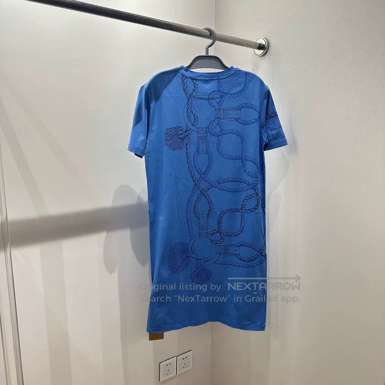 Hermes Hermes Rope Printed Pattern Dress Size XXS / US 00 / IT 34 - 2 Thumbnail