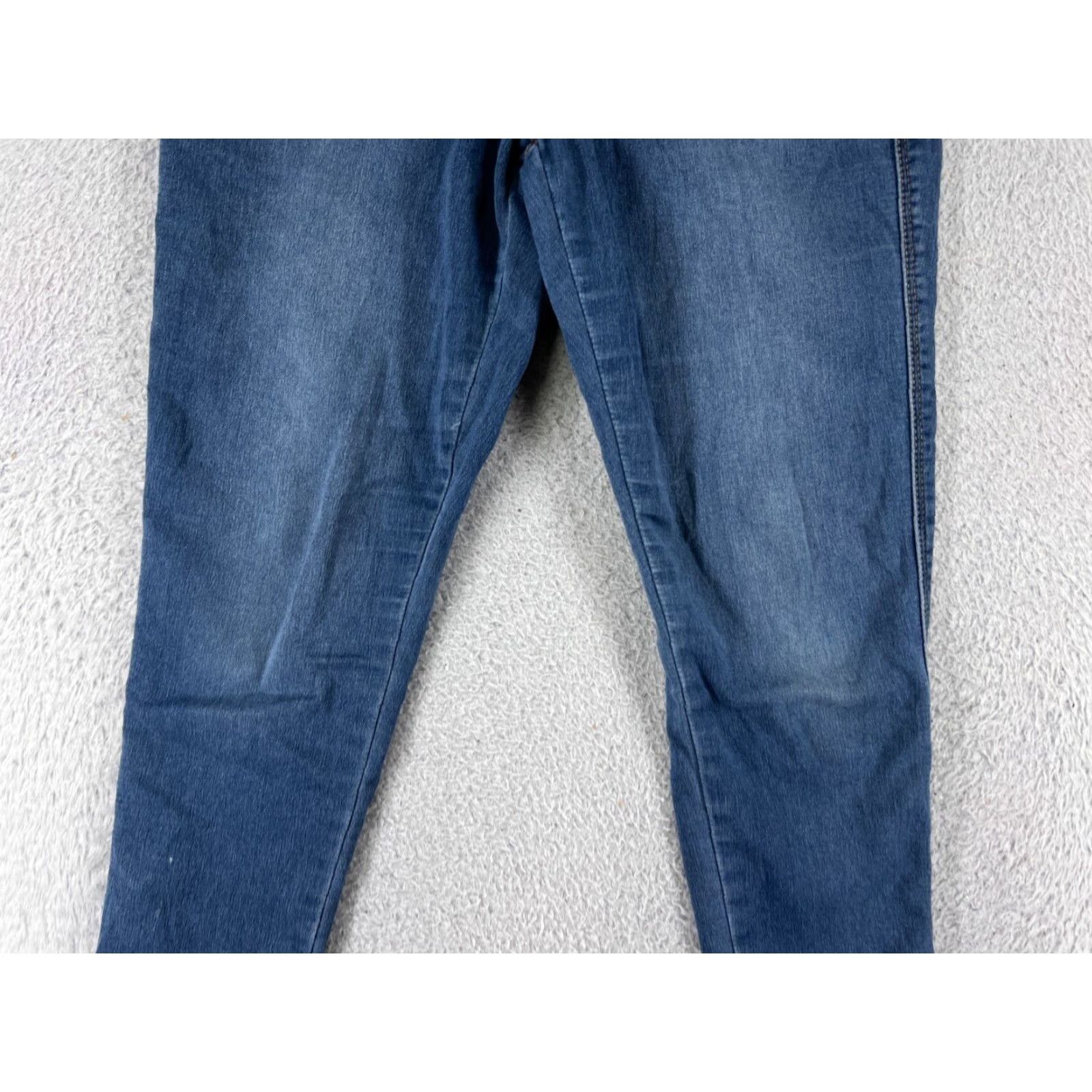 Vintage Seven7 Women's Skinny Jeans 6 Blue Denim High Rise Embroidered Cotton Blend Casual Pullover Pants Size 28" / US 6 / IT 42 - 6 Thumbnail