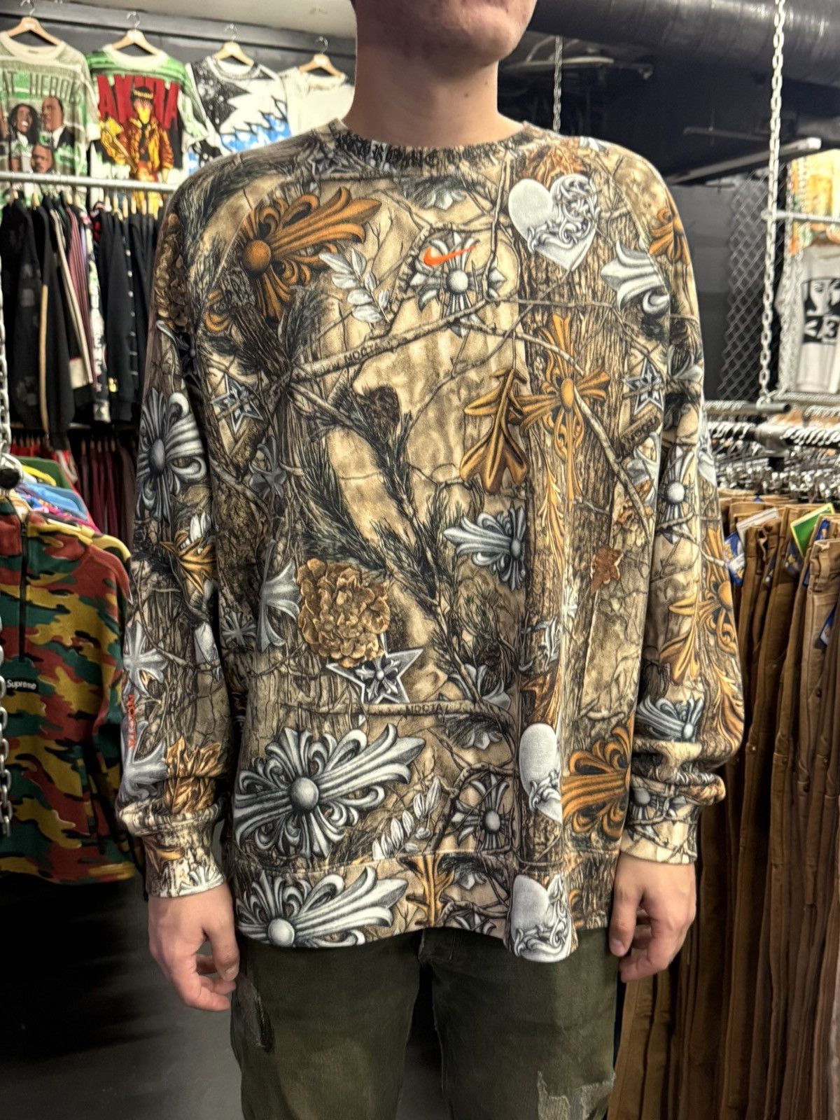 Chrome Heart Drake Camo Long Sleeve XXL