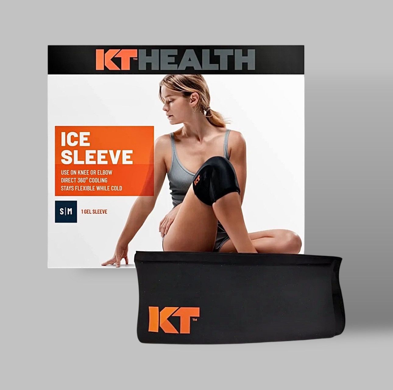 Other KT Health Elbow or Small Joint Flexible Ice Sleeve Sz S/M Size ONE SIZE - 3 Thumbnail