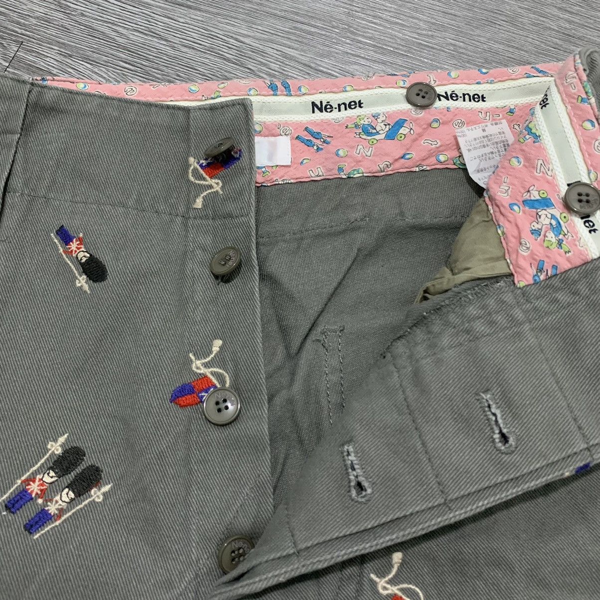 Issey Miyake Issey Miyake Ne Net Embroidery Short Pant Size US 30 / EU 46 - 5 Thumbnail