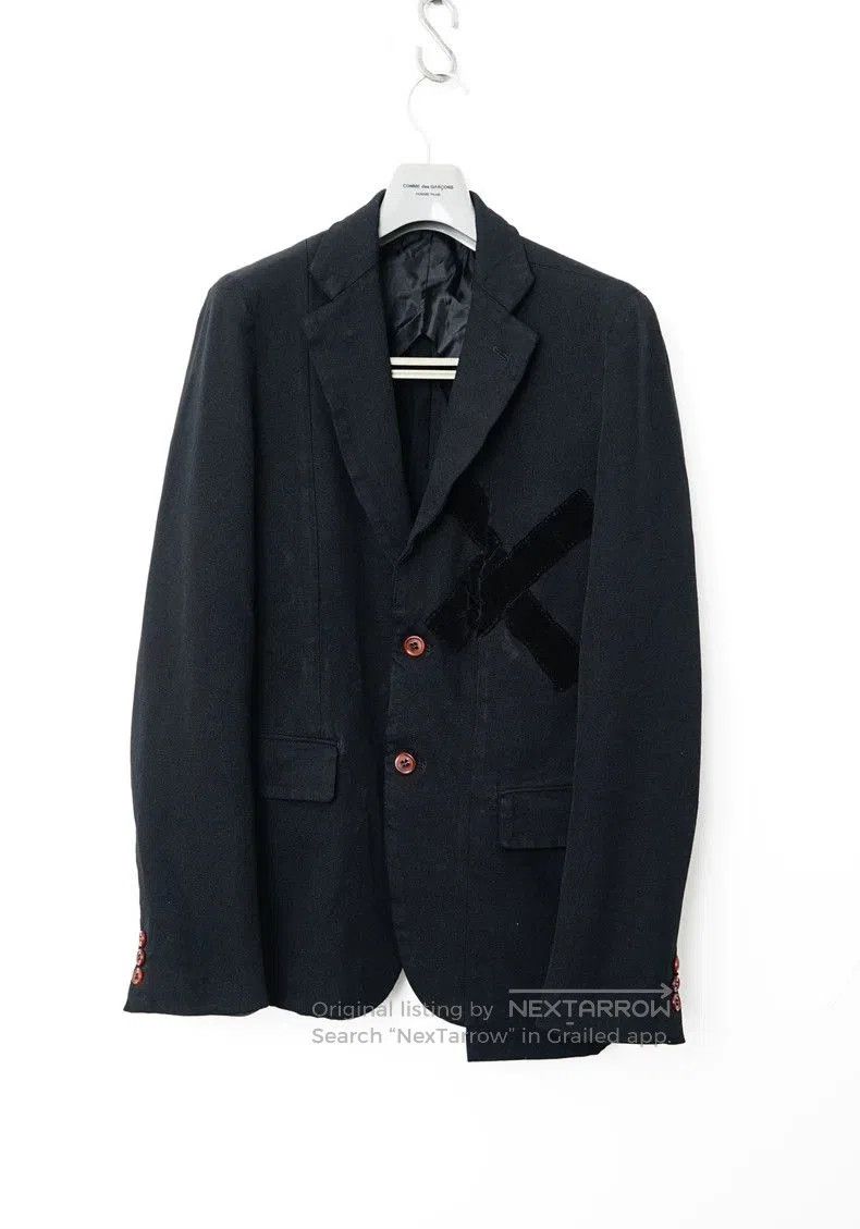 Comme des Garcons Comme des Garçons Embroidered Polyester Blazer. Size US XS / EU 42 / 0 - 2 Thumbnail