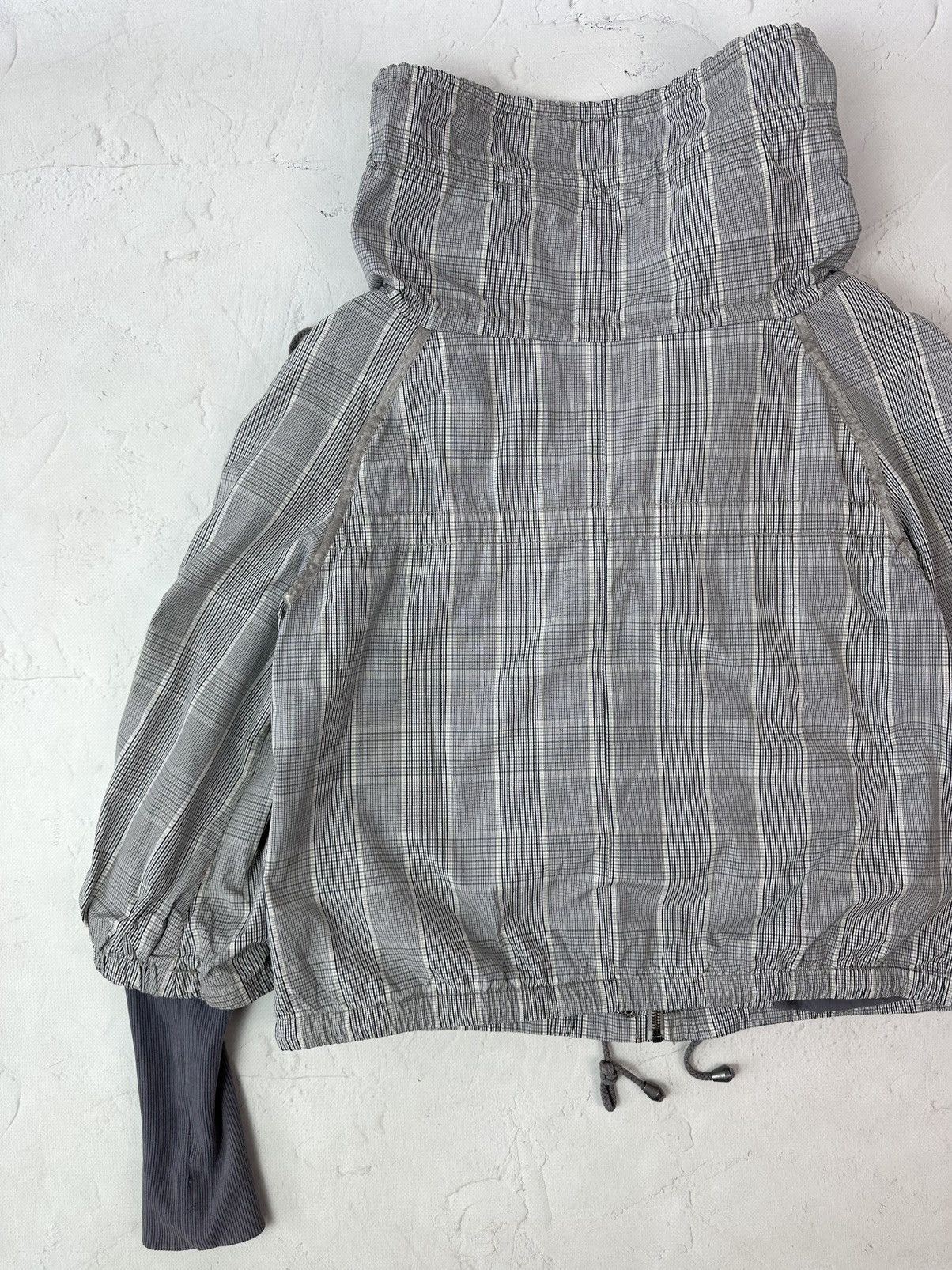Vintage Vintage Check High Neck Women’s Zip Relaxed Jacket Size XL / US 12-14 / IT 48-50 - 11 Thumbnail
