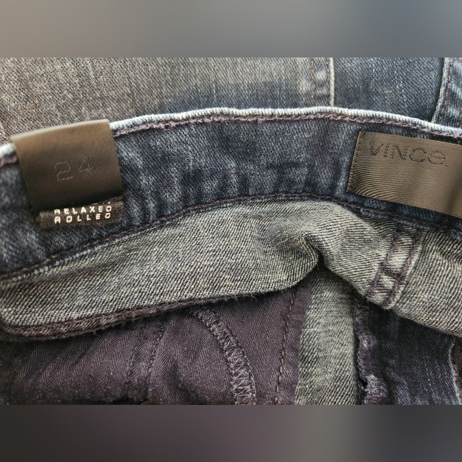 Vince Vince Boyfriend Mason Relaxed Rolled easy fit Jeans 24 Size 24" / US 00 / IT 34 - 7 Thumbnail