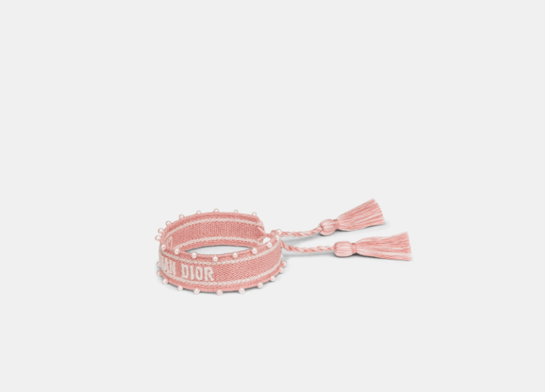 Dior o1w1db10126 B2260W Size :OS / Bracelet in Pastel Pink/White Size ONE SIZE - 1 Thumbnail