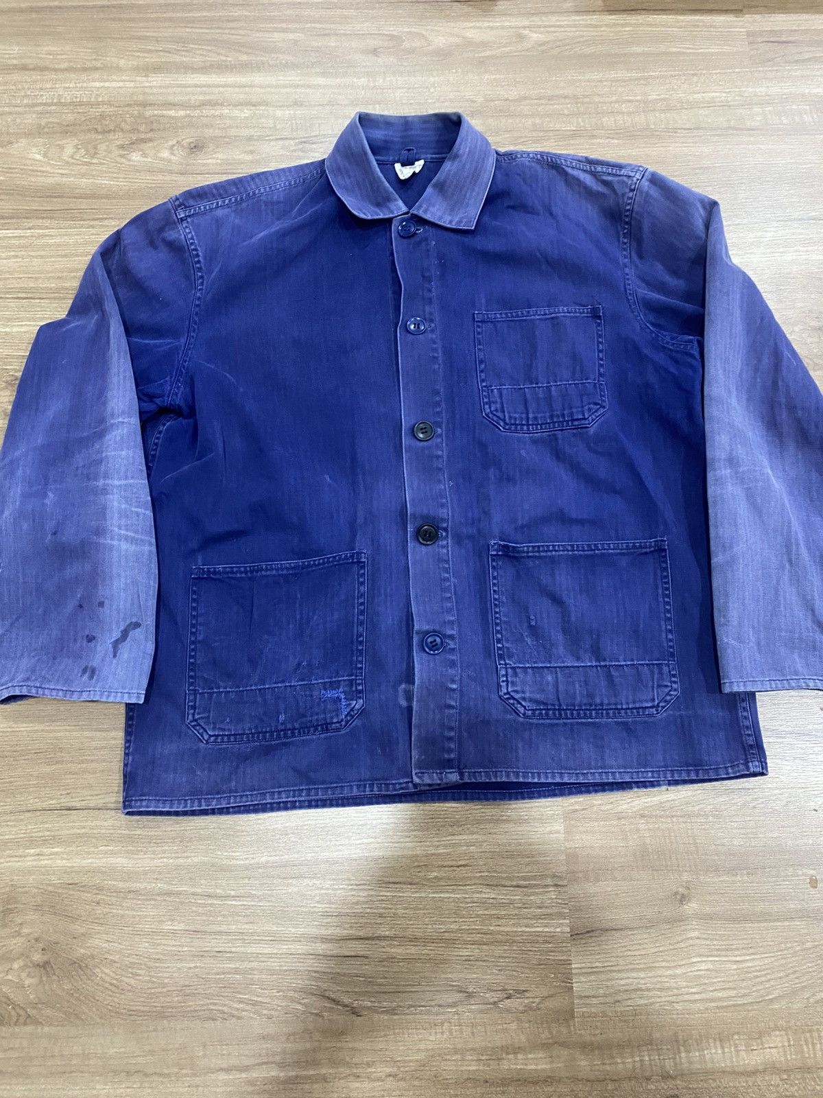 Vintage True Vintage France workwear jacket Size US XL / EU 56 / 4 - 1 Thumbnail