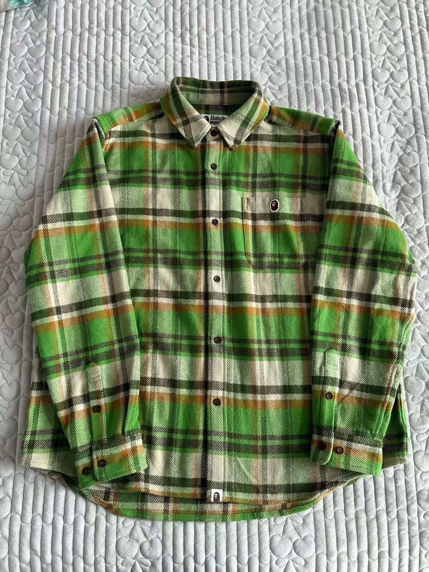 Bape Bape Plaid Shirt xxl Men Size US XXL / EU 58 / 5 - 1 Thumbnail