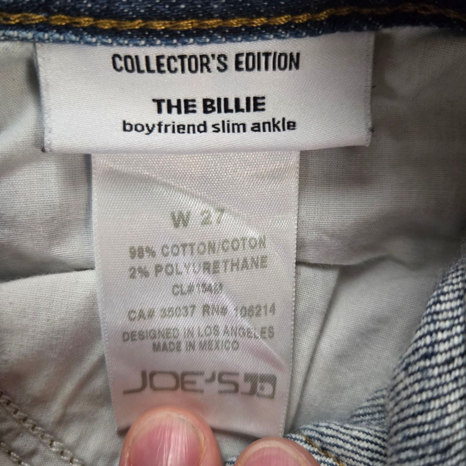 Other Distressed Boyfriend Ankle Straight Jeans Size 27 Size 27" / US 4 / IT 40 - 8 Thumbnail