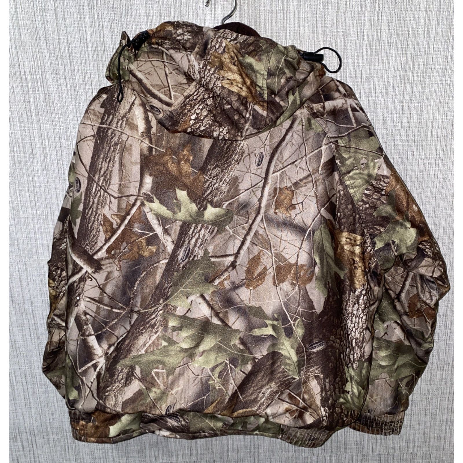 Vintage Woolrich Mens Green/Brown Camouflage Full Zip Hooded Jacket 30 In Armpit Regular 2XL Brown Size US XXL / EU 58 / 5 - 5 Thumbnail
